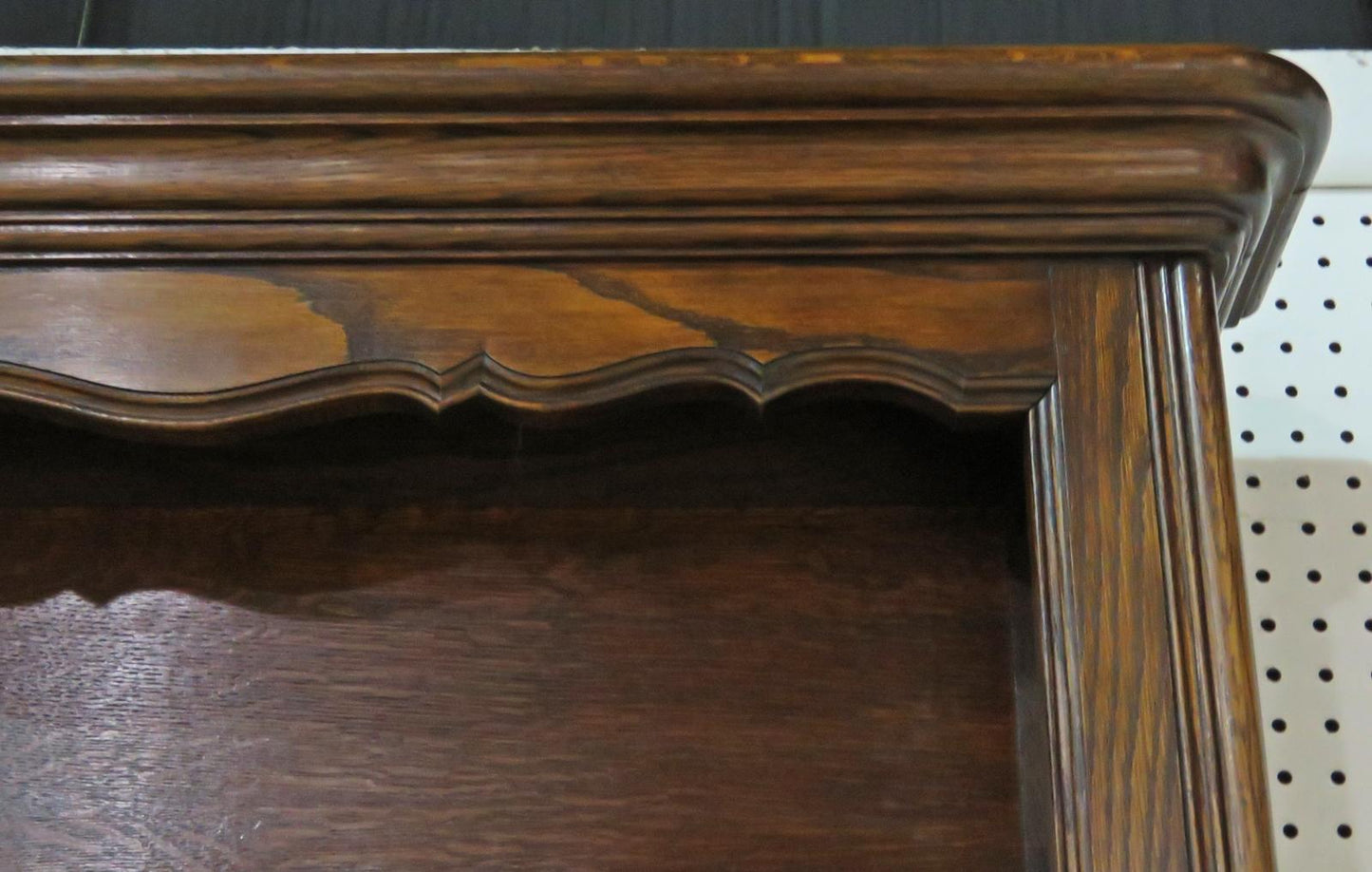 Large Unique Sold Walnut French Louis XV Carved China Cabinet Sideboard C1920