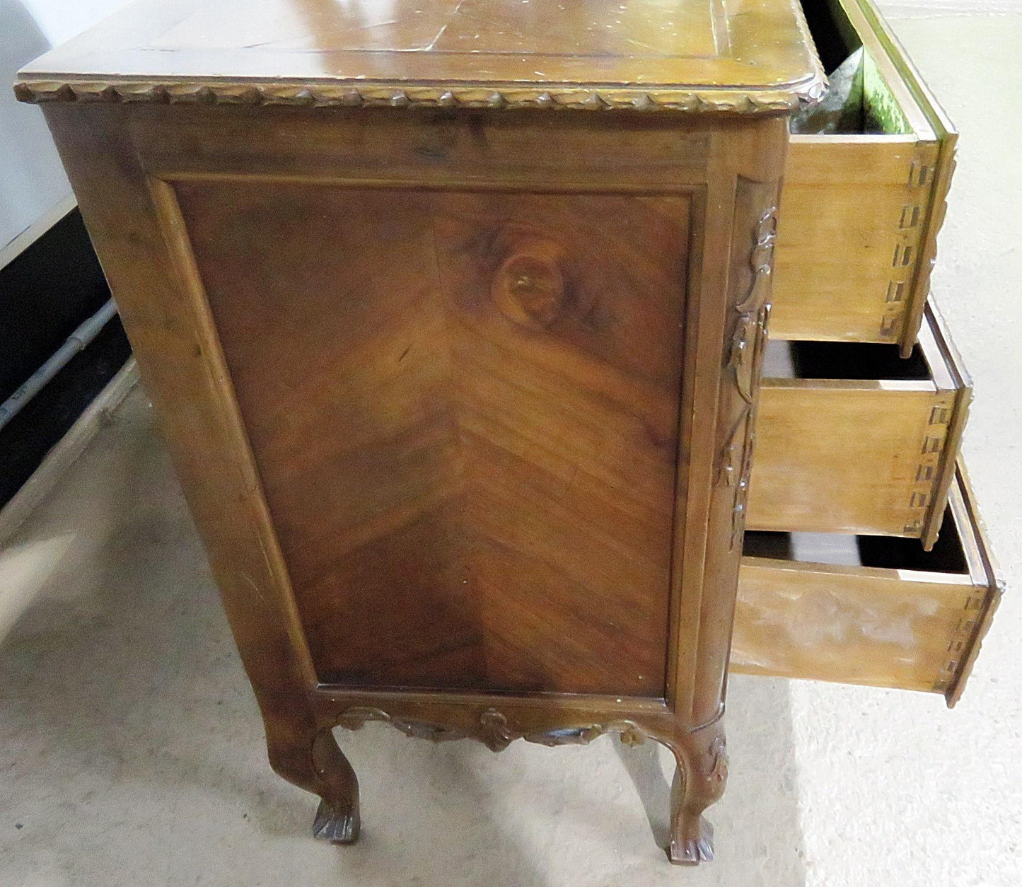 19th Century French Louis XV Style Commode