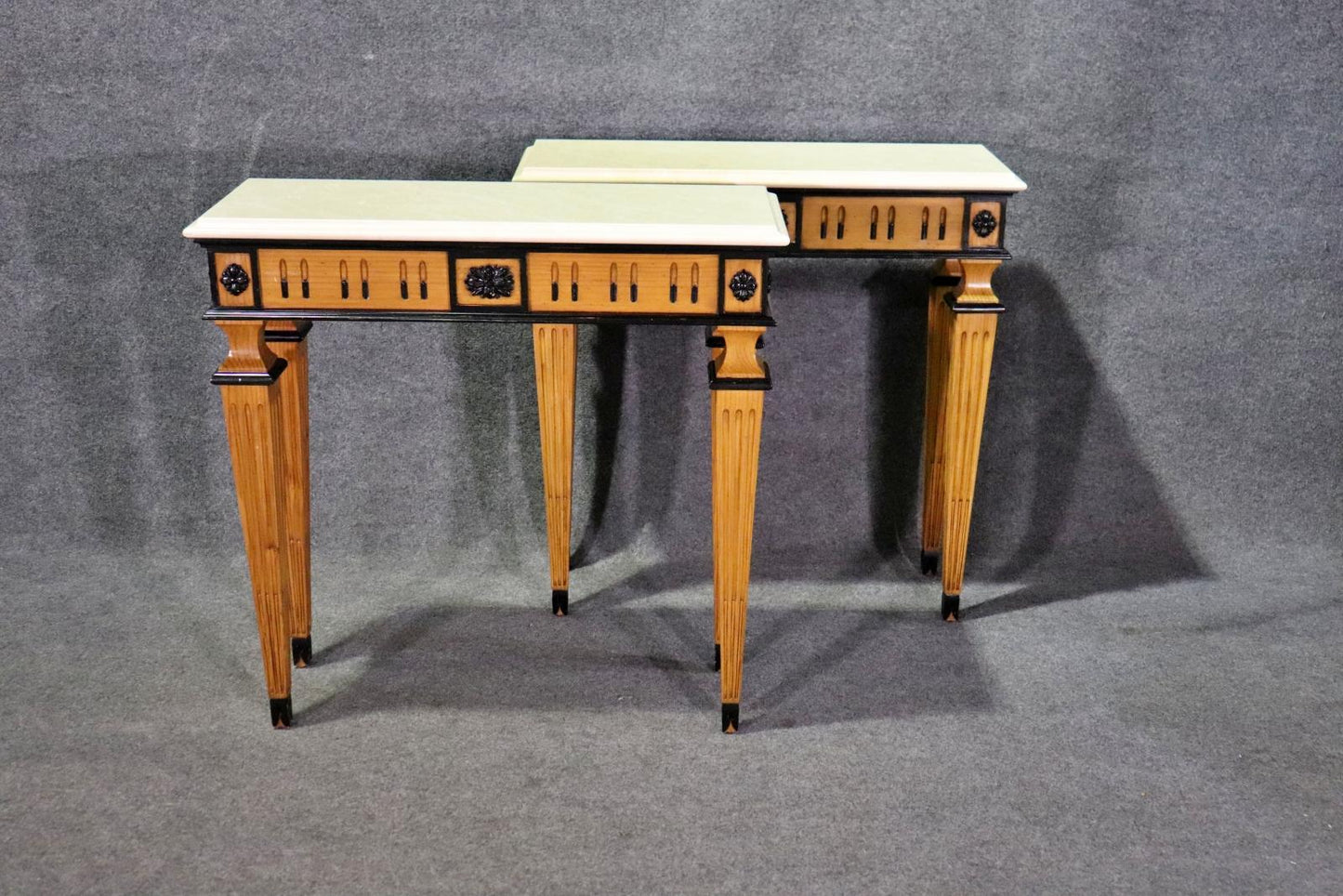 Pair of Fine Quality Neoclassical Style Console Tables