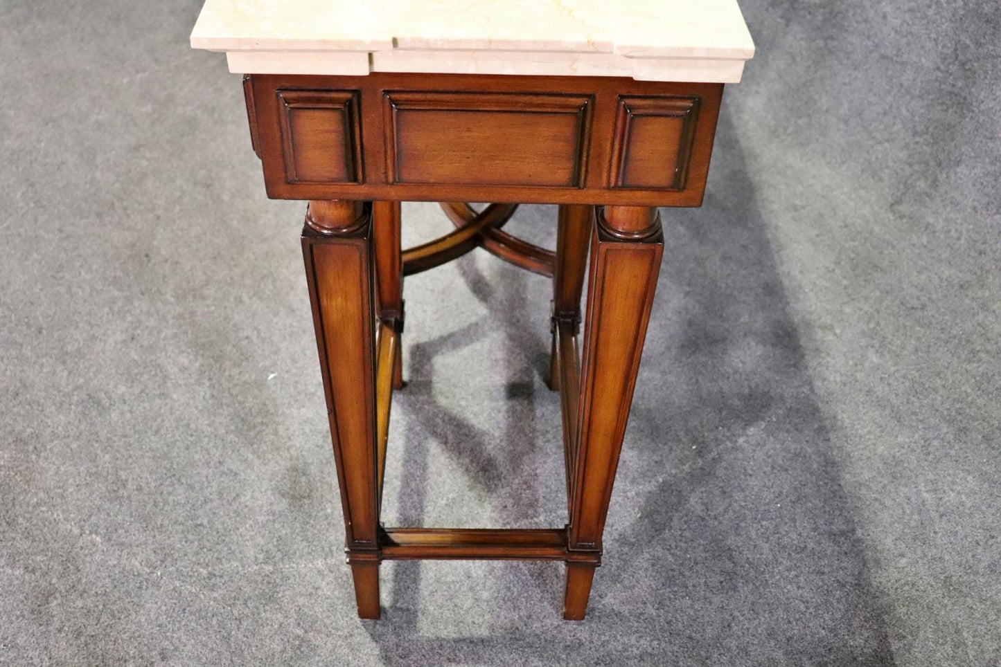 Marble Top French Regency Style Console Table