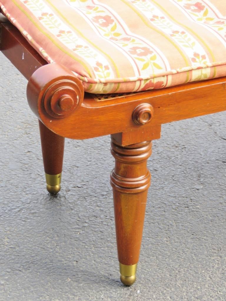 Diminutive French Regency Style Cane Recamier Daybed Chaise