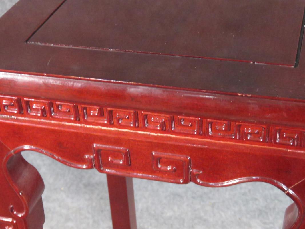 Chinese Carved Mahogany Plantstand Pedestal, C1920