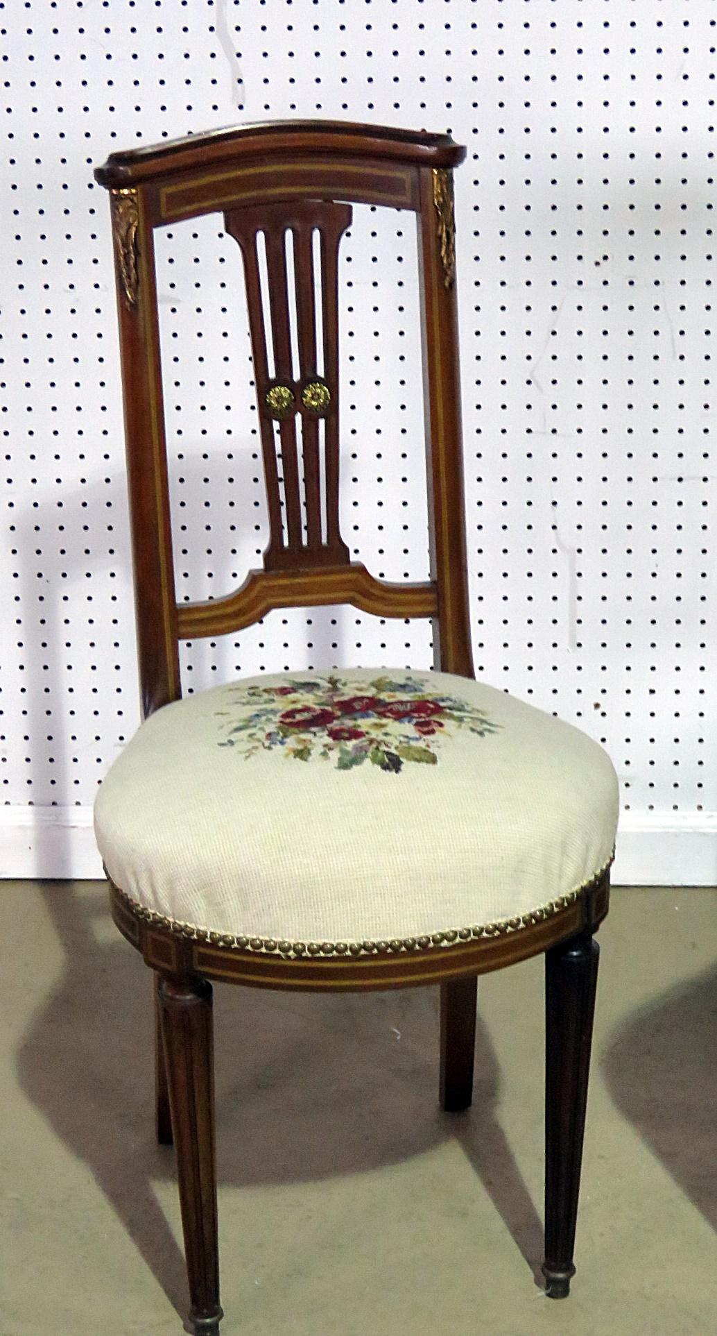 Pair of Directoire Style Slipper Chairs