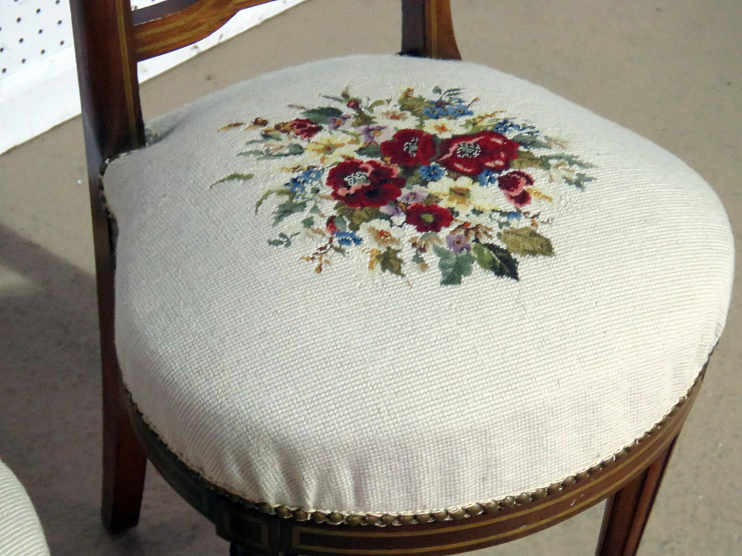 Pair of Directoire Style Slipper Chairs