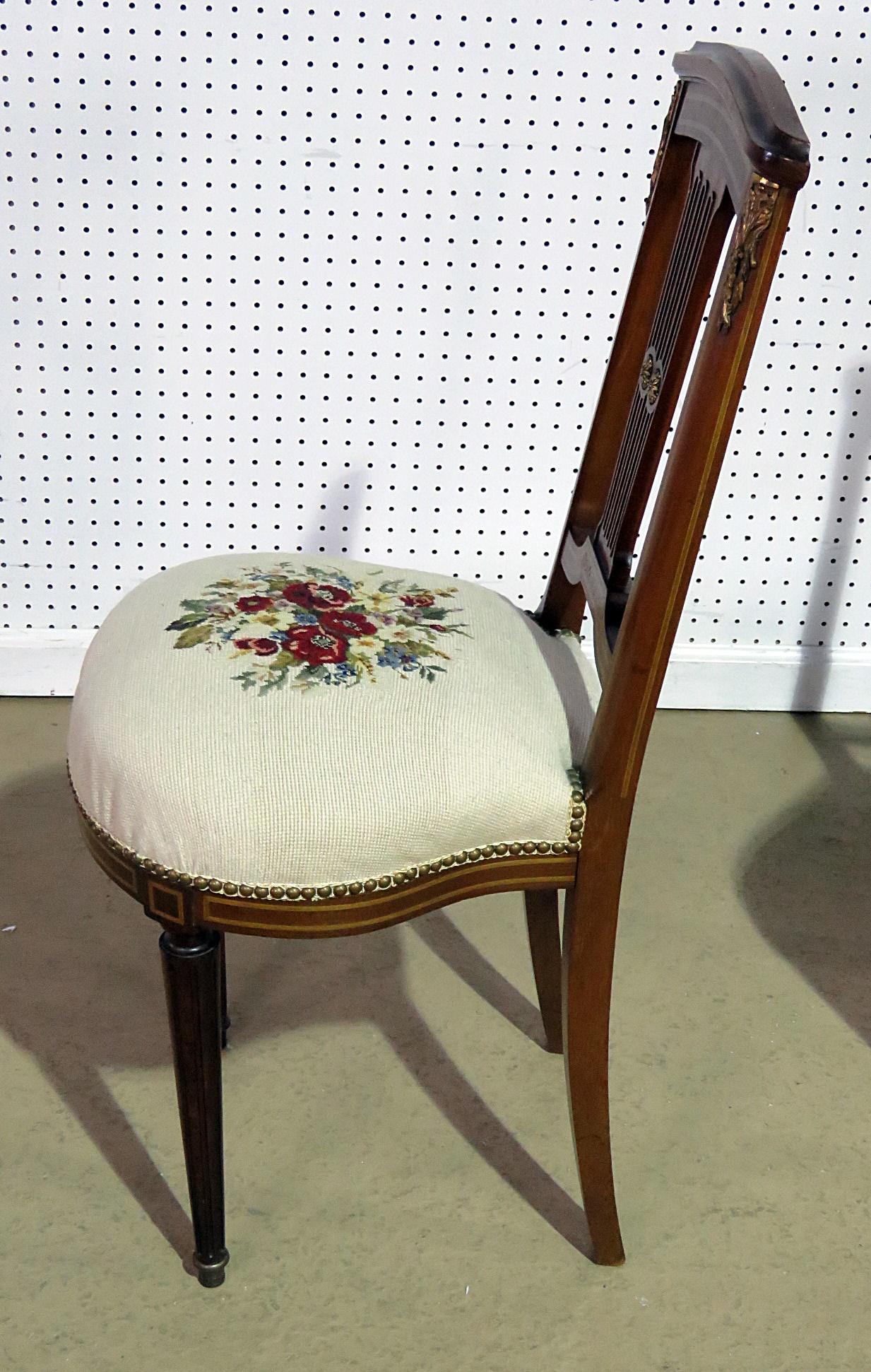 Pair of Directoire Style Slipper Chairs