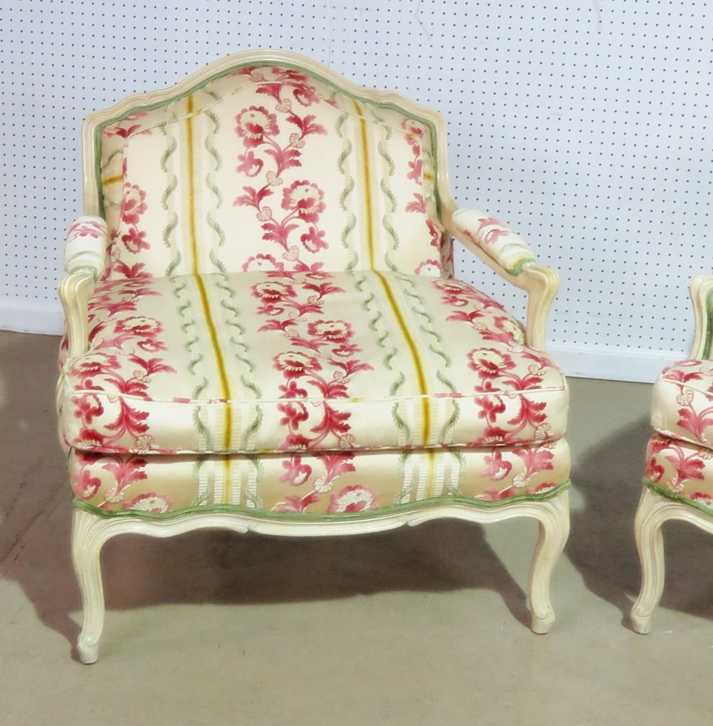 Companion Pair of Louis XV Style Chairs