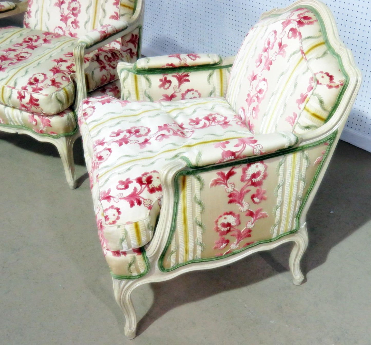 Companion Pair of Louis XV Style Chairs