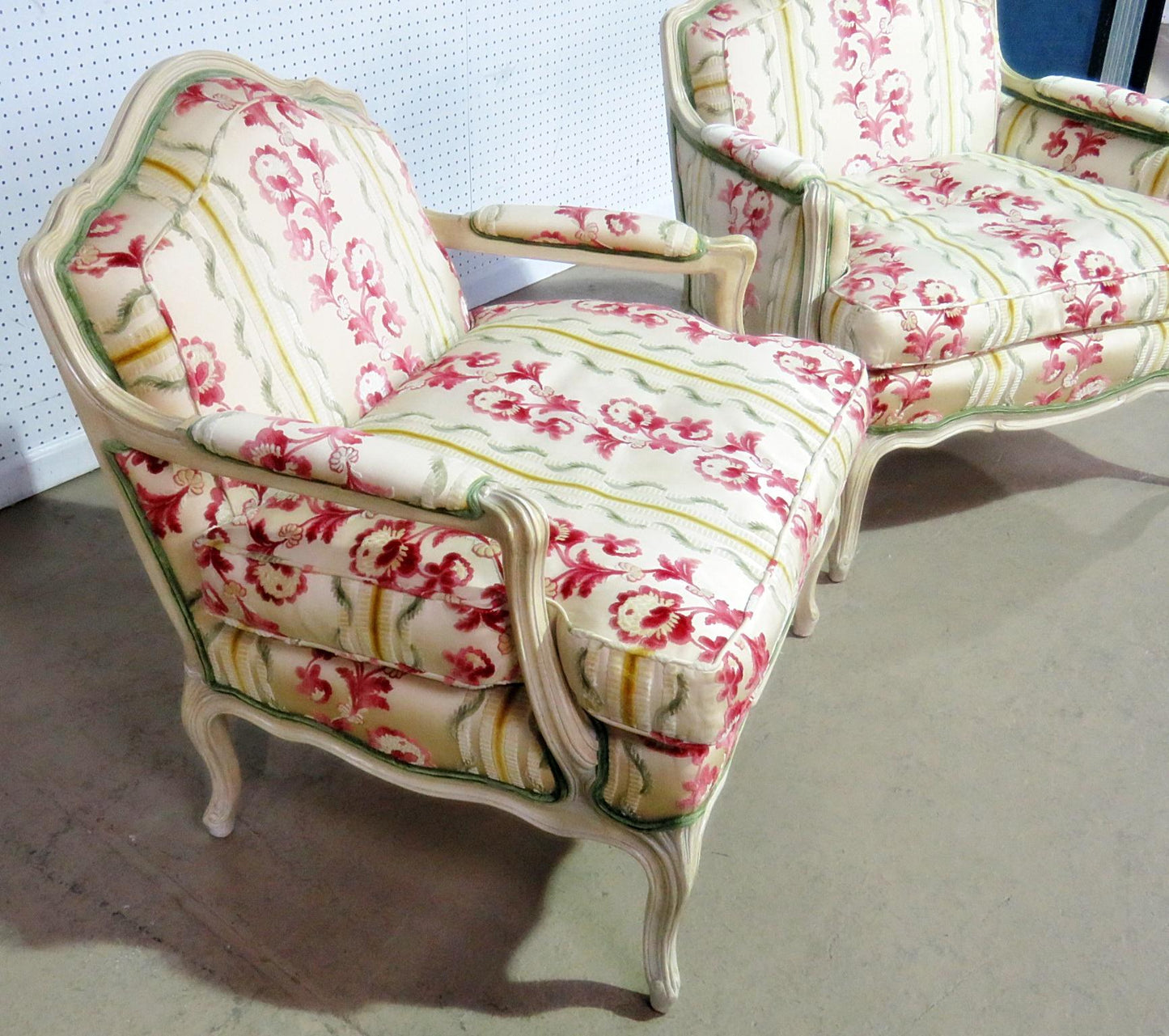 Companion Pair of Louis XV Style Chairs