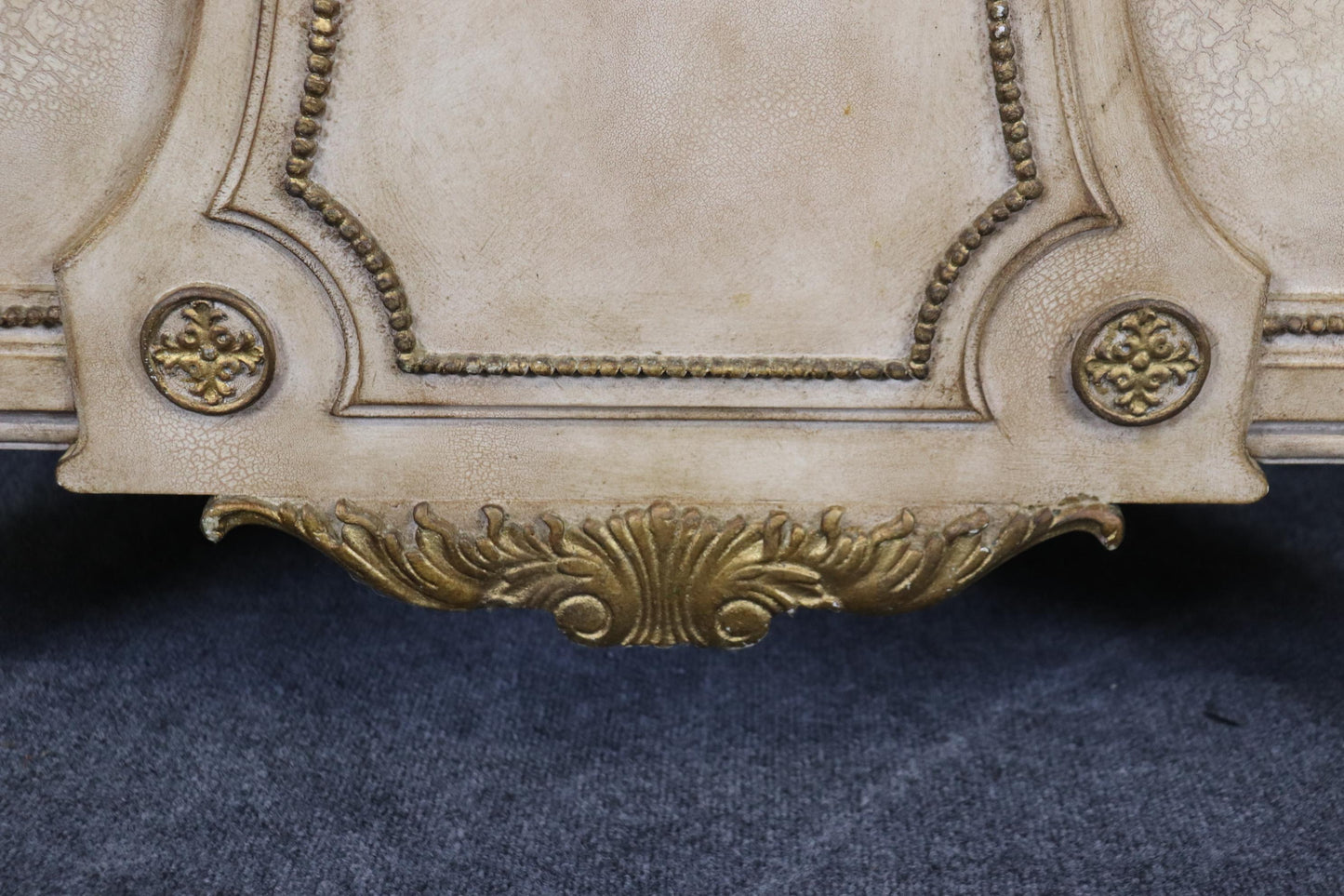 Italian Renaissance Style Paint Decorated and Gilt Commode