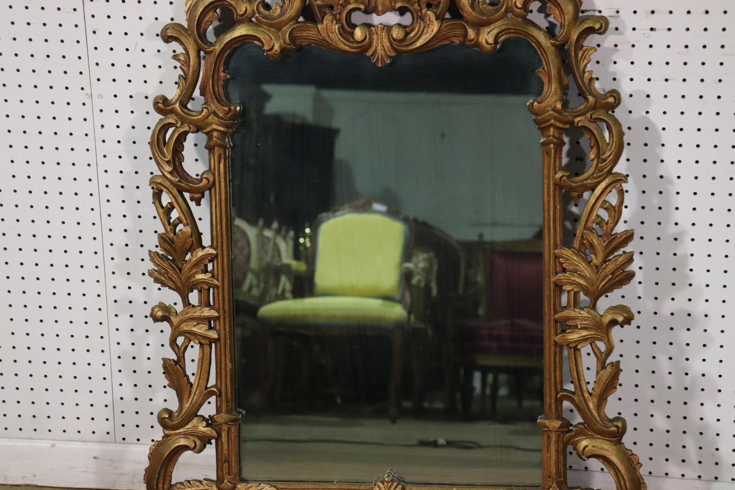 Gilded French Louis XV Wall Mirror