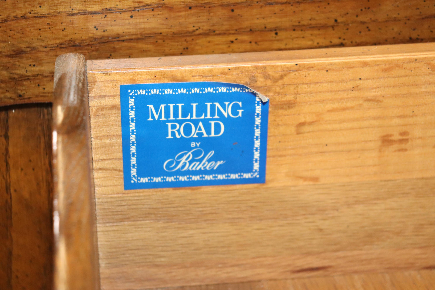 Milling Road by Baker Furniture Country French Oak Sideboard Buffet, circa 1980