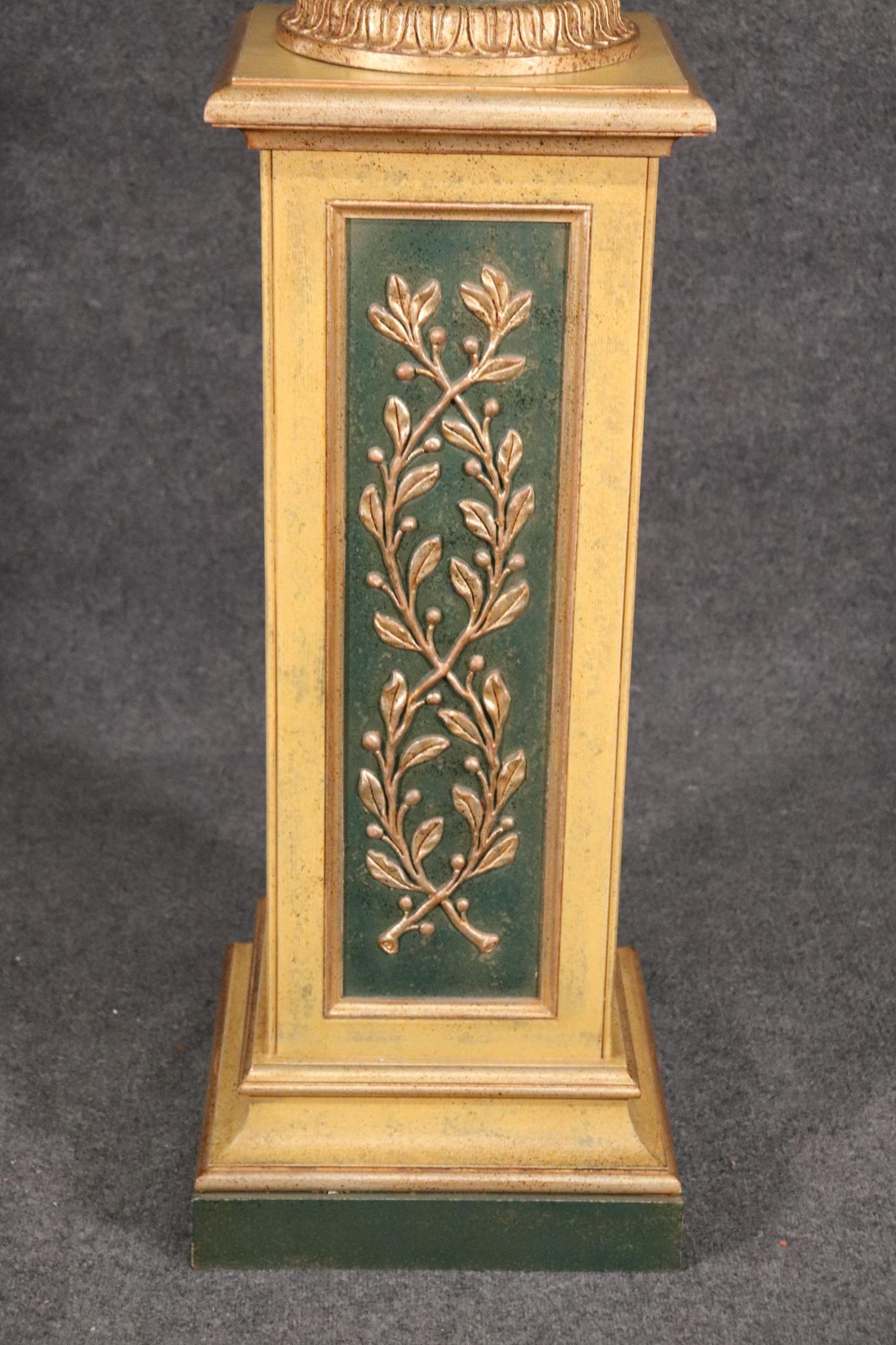 Gilded and Paint Decorated Venetian Style Floor Standing Plantstand Planter