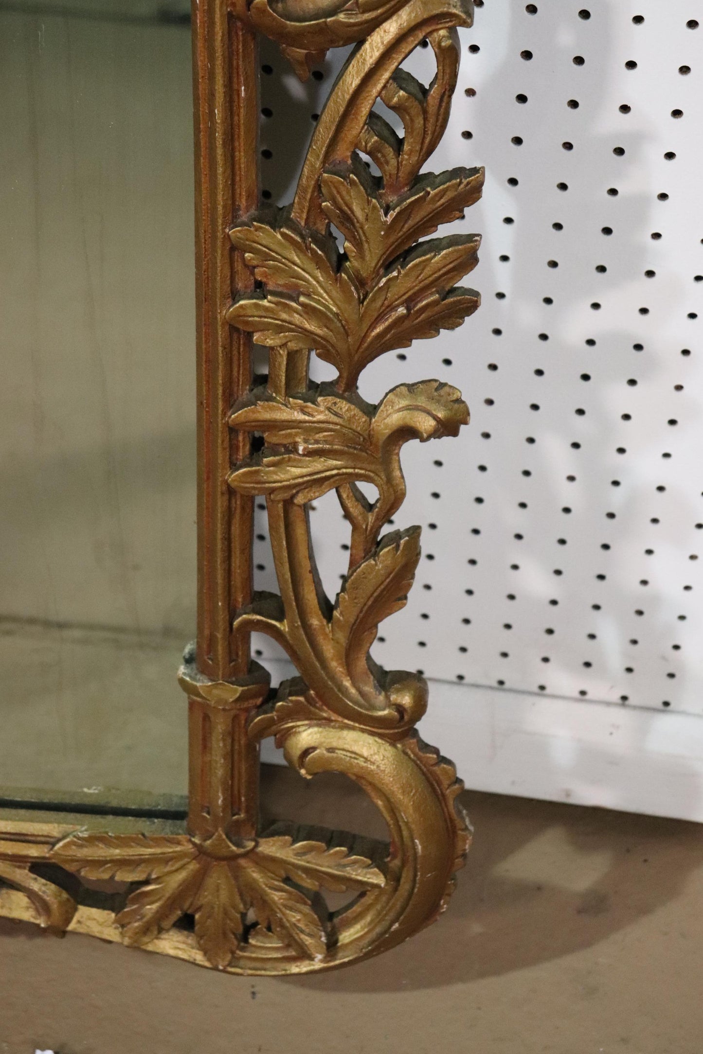 Gilded French Louis XV Wall Mirror