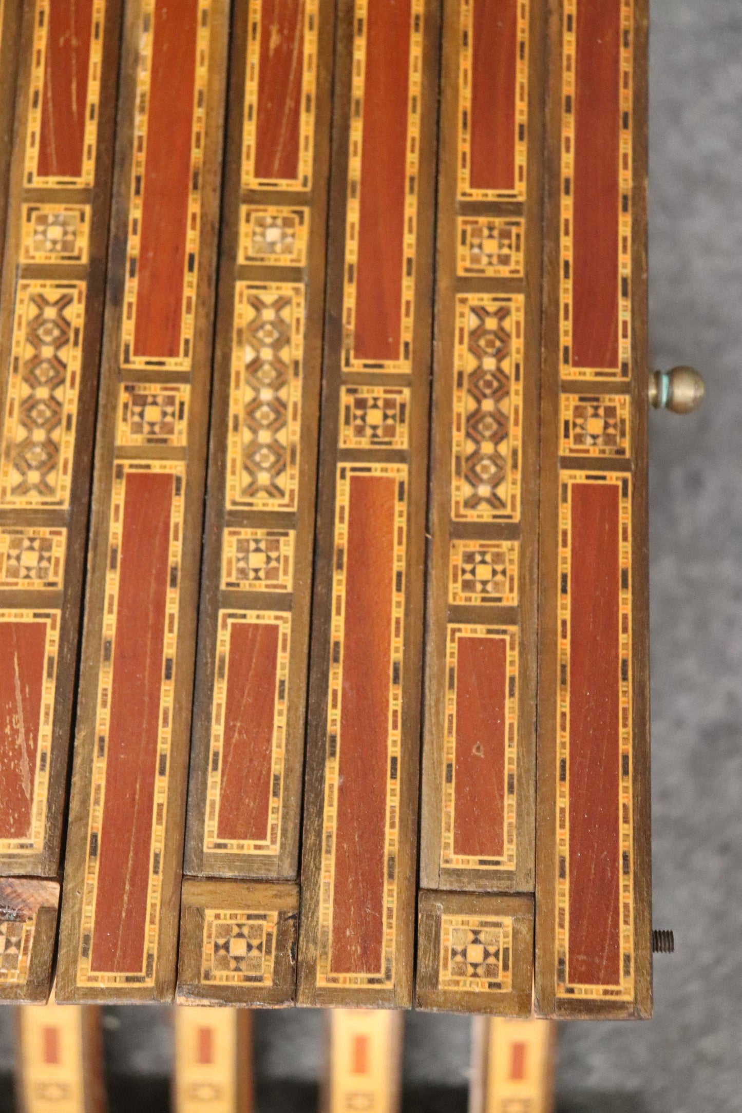 Inlaid Folding Syrian Decorative Chair