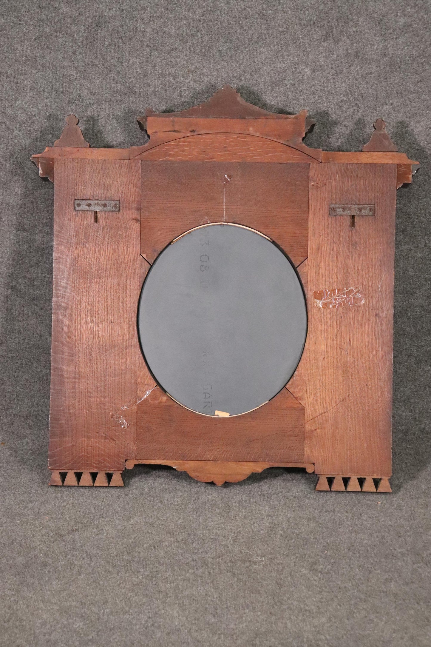 Fine carved Walnut French Louis XV Wall Mirror Circa 1890