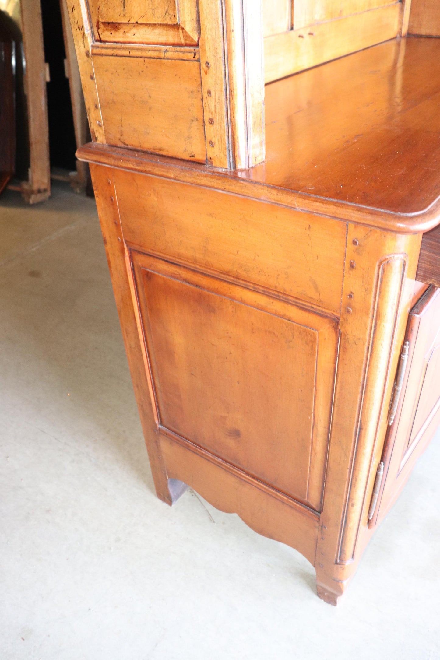 Hand-Made Walnut French Provincial Auffray or Don Ruseau Jelly Cupboard