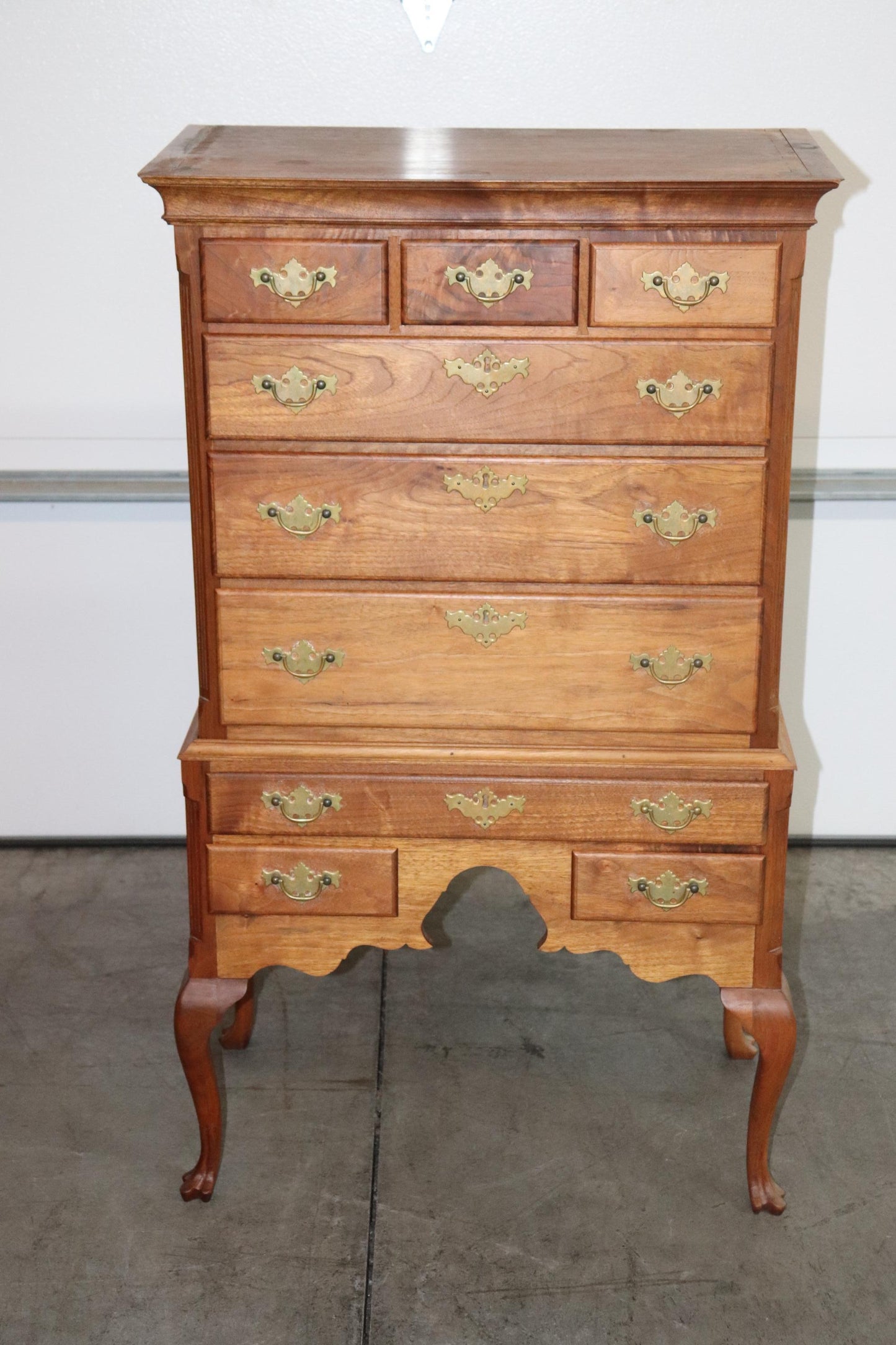 Fine Quality Bench-Made Sold Walnut Trifid Foot Georgian Dresser