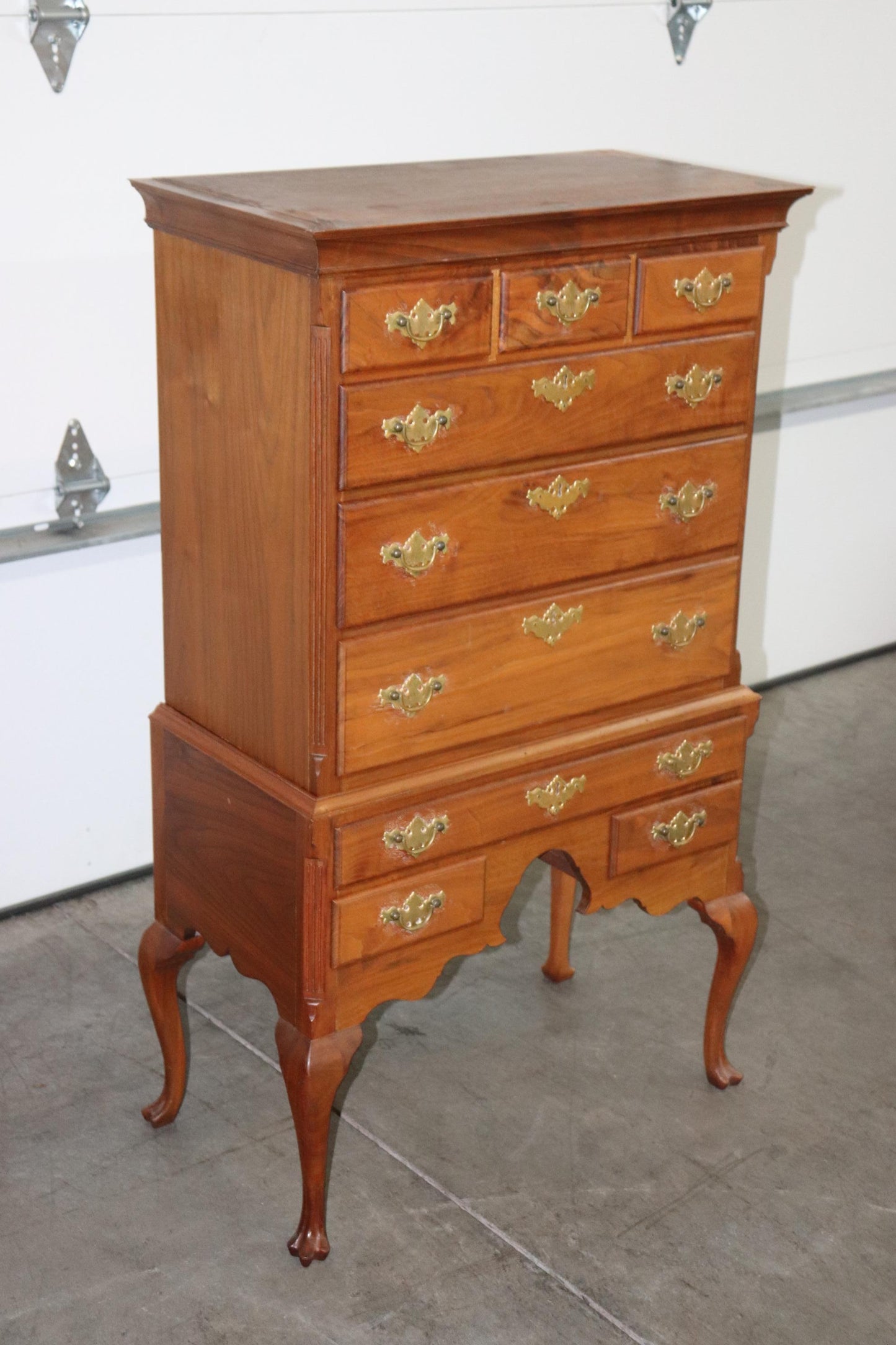 Fine Quality Bench-Made Sold Walnut Trifid Foot Georgian Dresser