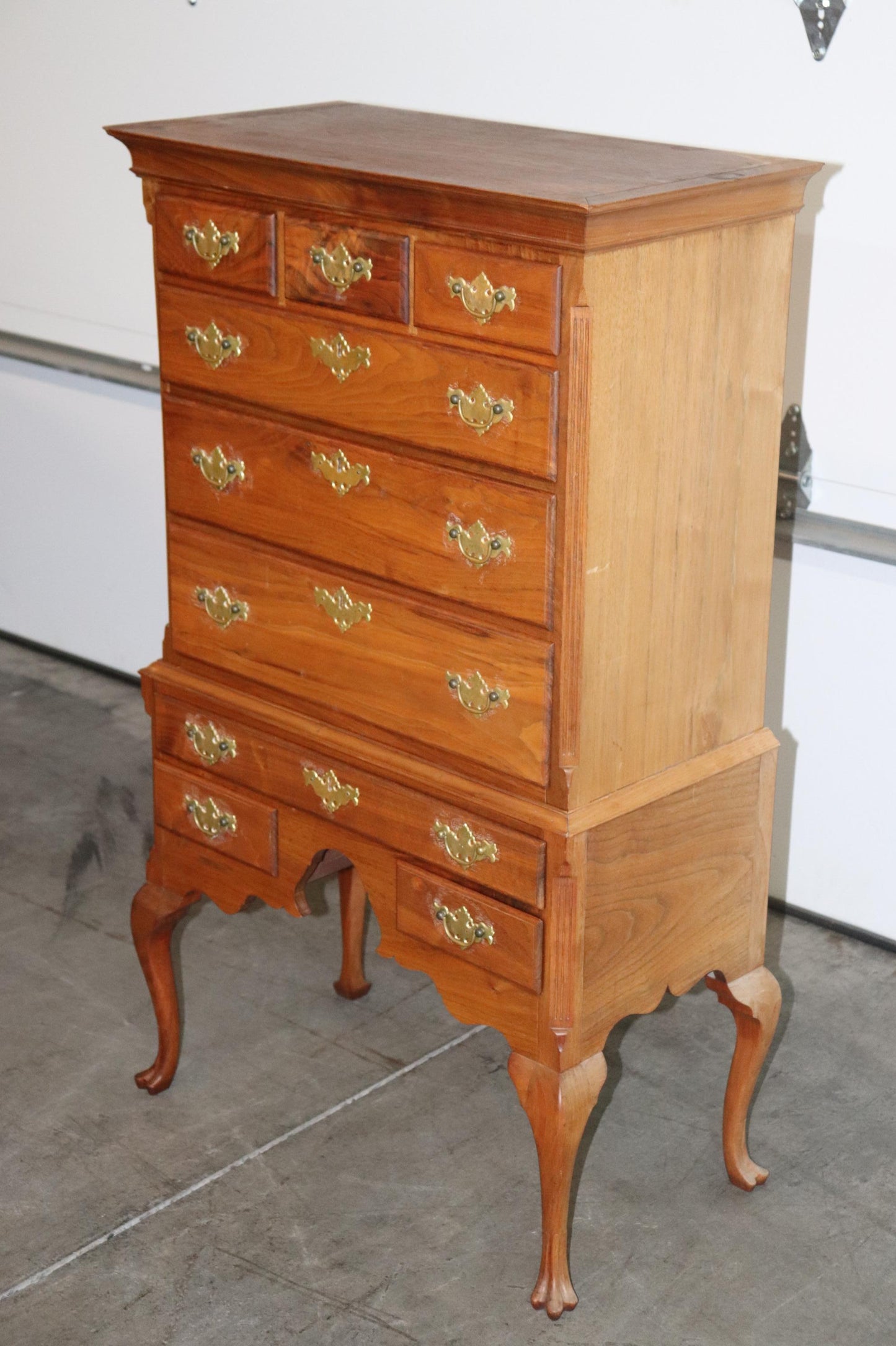 Fine Quality Bench-Made Sold Walnut Trifid Foot Georgian Dresser