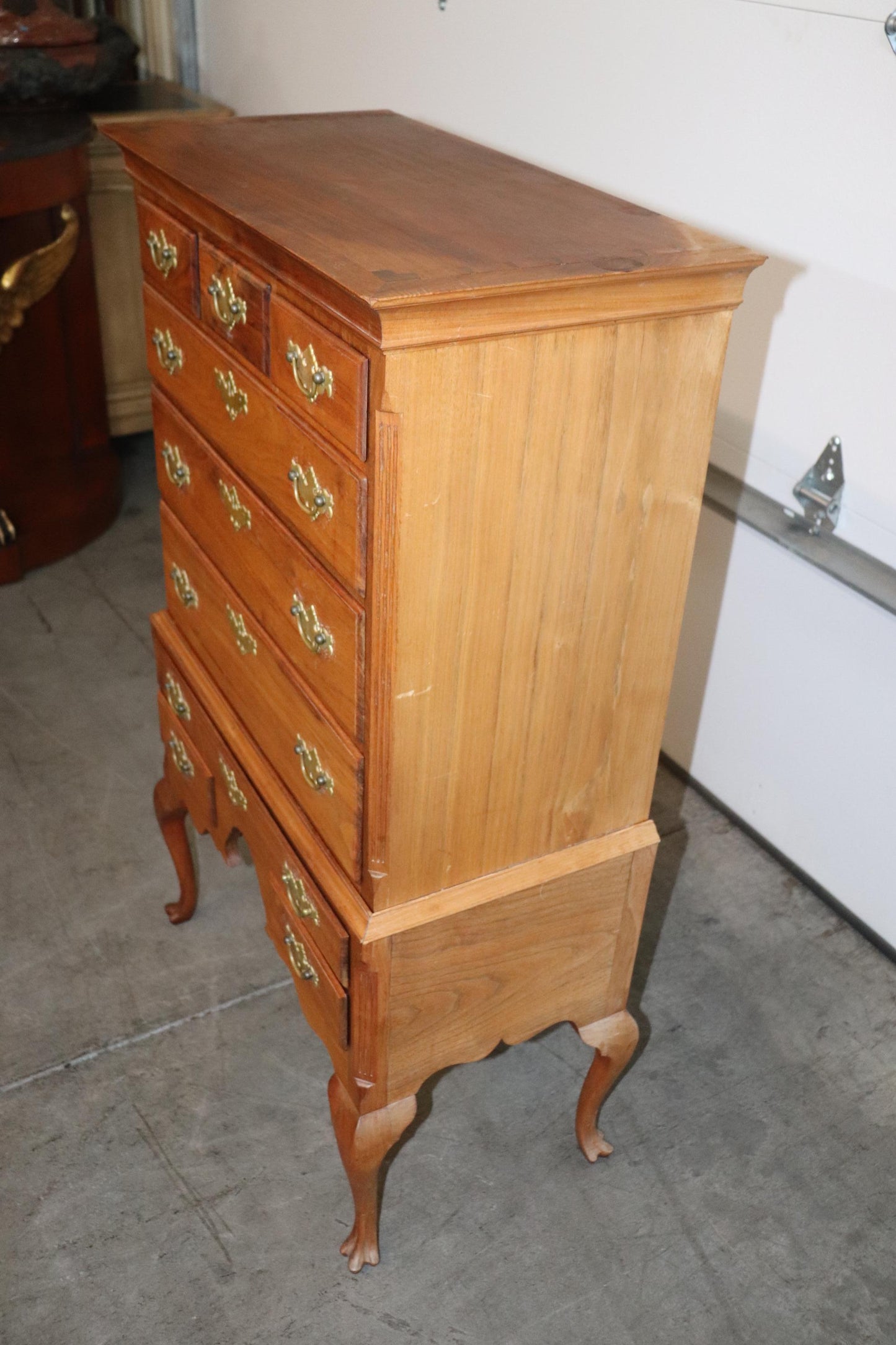 Fine Quality Bench-Made Sold Walnut Trifid Foot Georgian Dresser