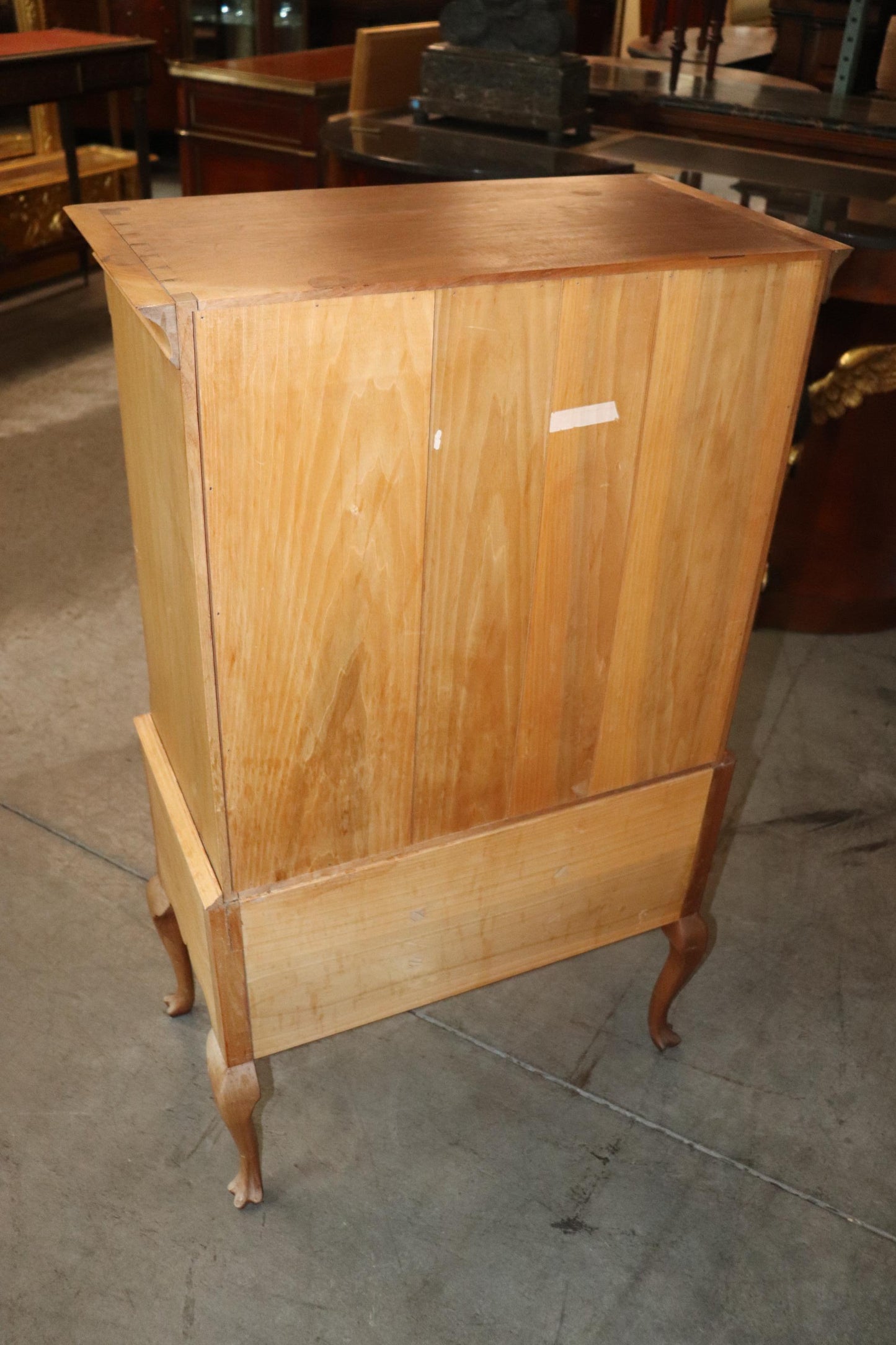 Fine Quality Bench-Made Sold Walnut Trifid Foot Georgian Dresser