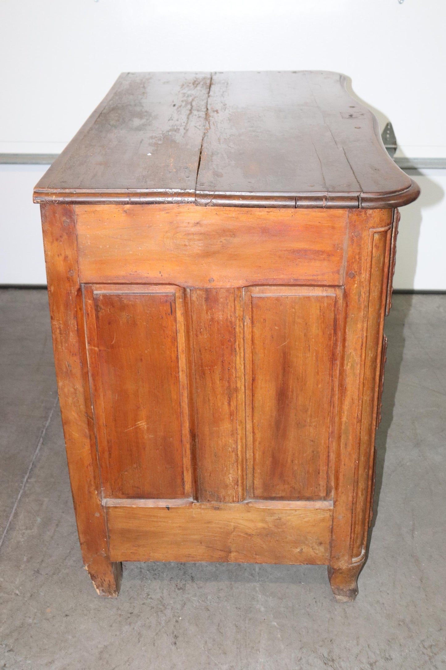 Late 18th Century French Country Walnut Commode with Bronze Hardware