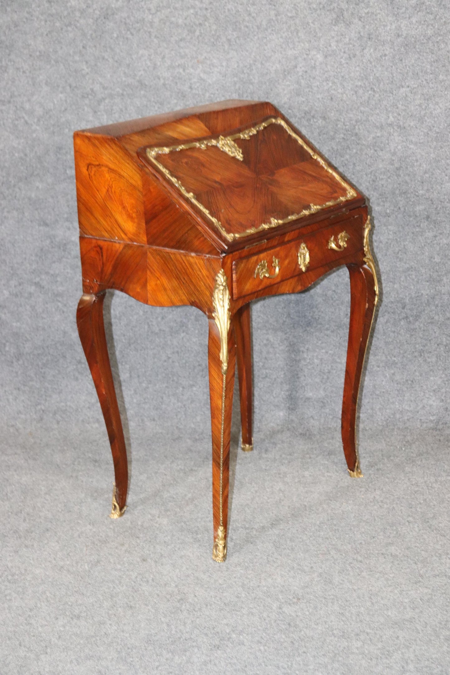 Fine Quality Francois Linke Style Bronze Mounted Petite Ladies Desk, 1870s