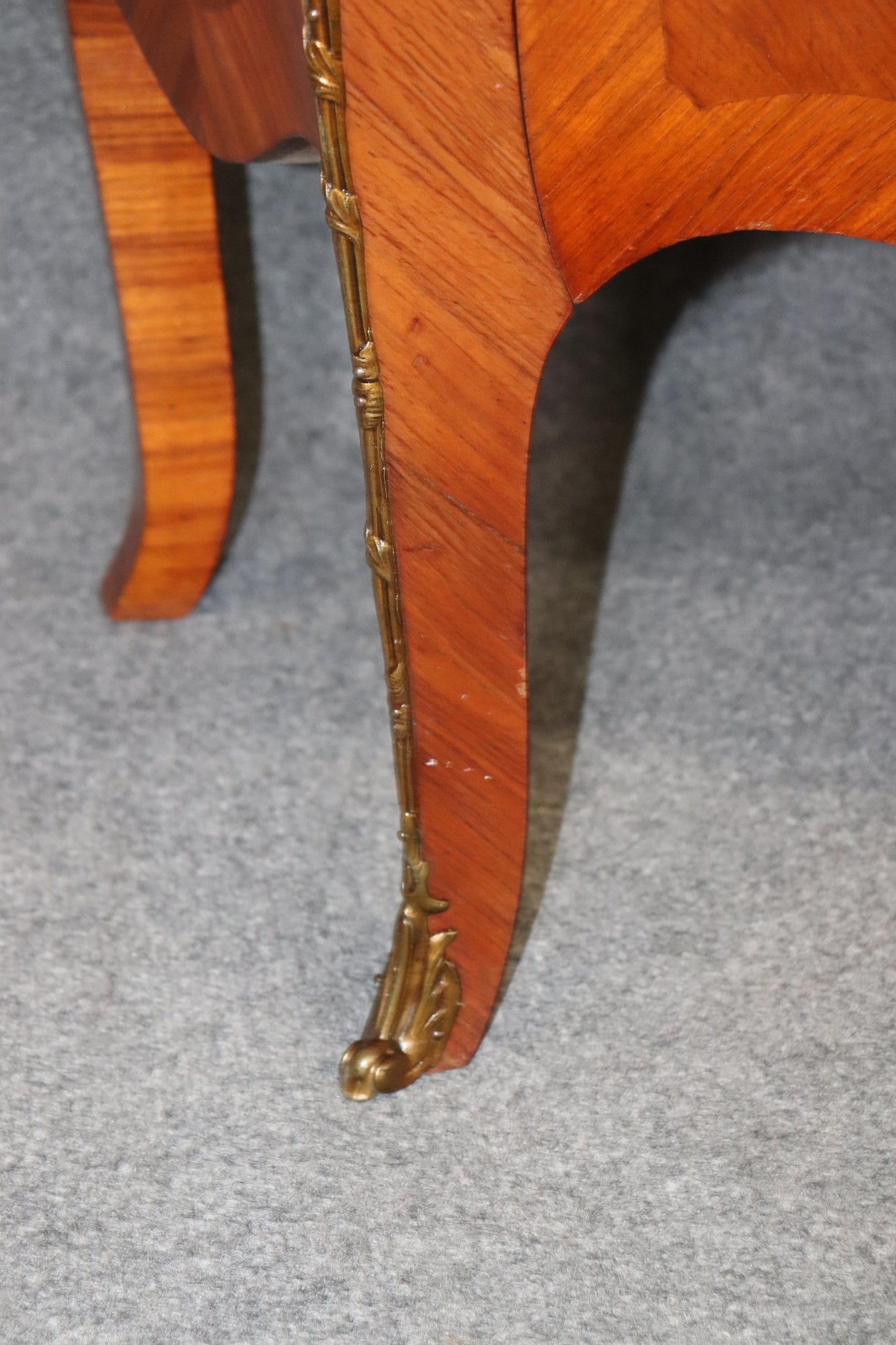 Superb Bronze Mounted French Louis XV Marble Top Commode, circa 1900