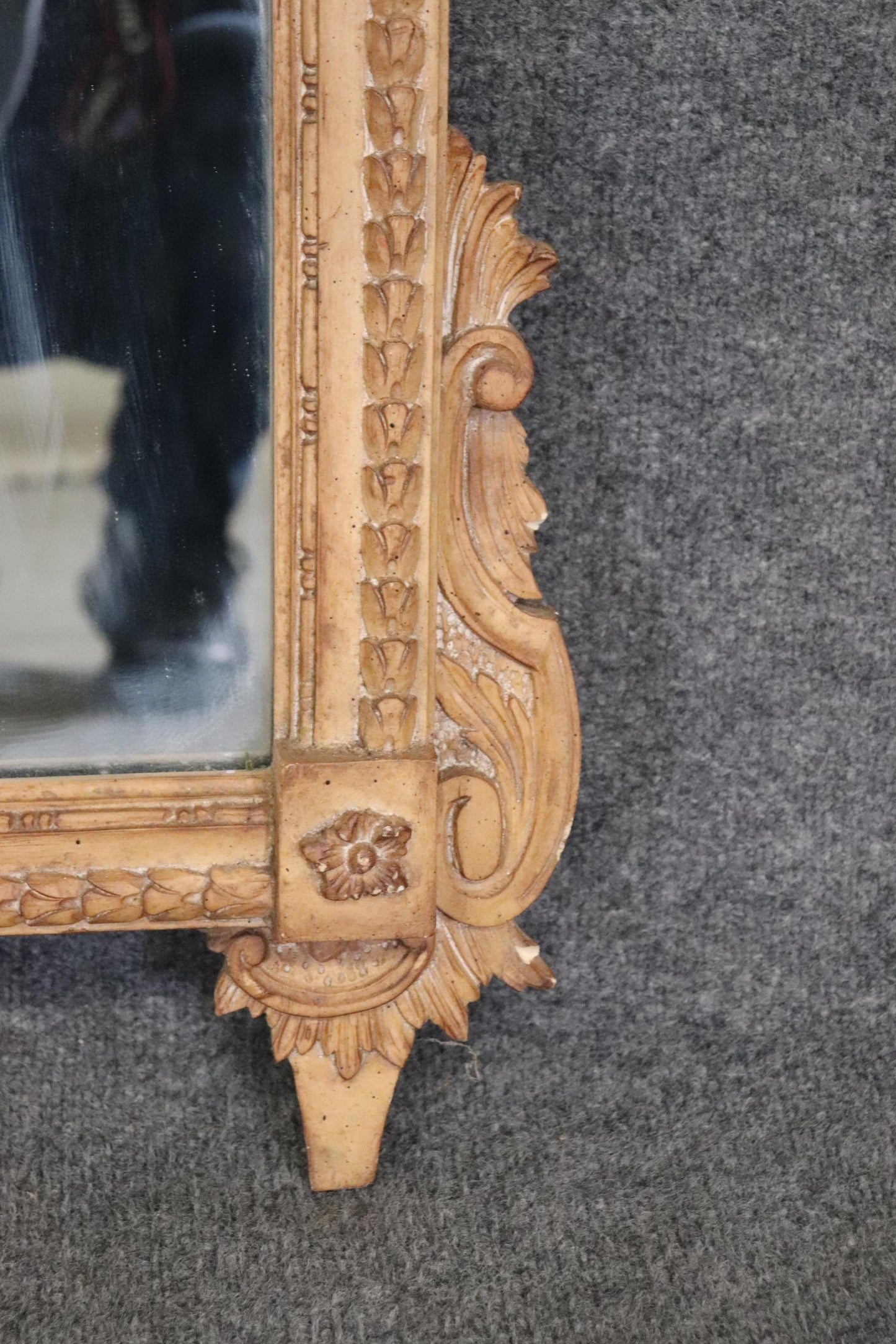 Beautifully Carved French Louis XV Style Mirror