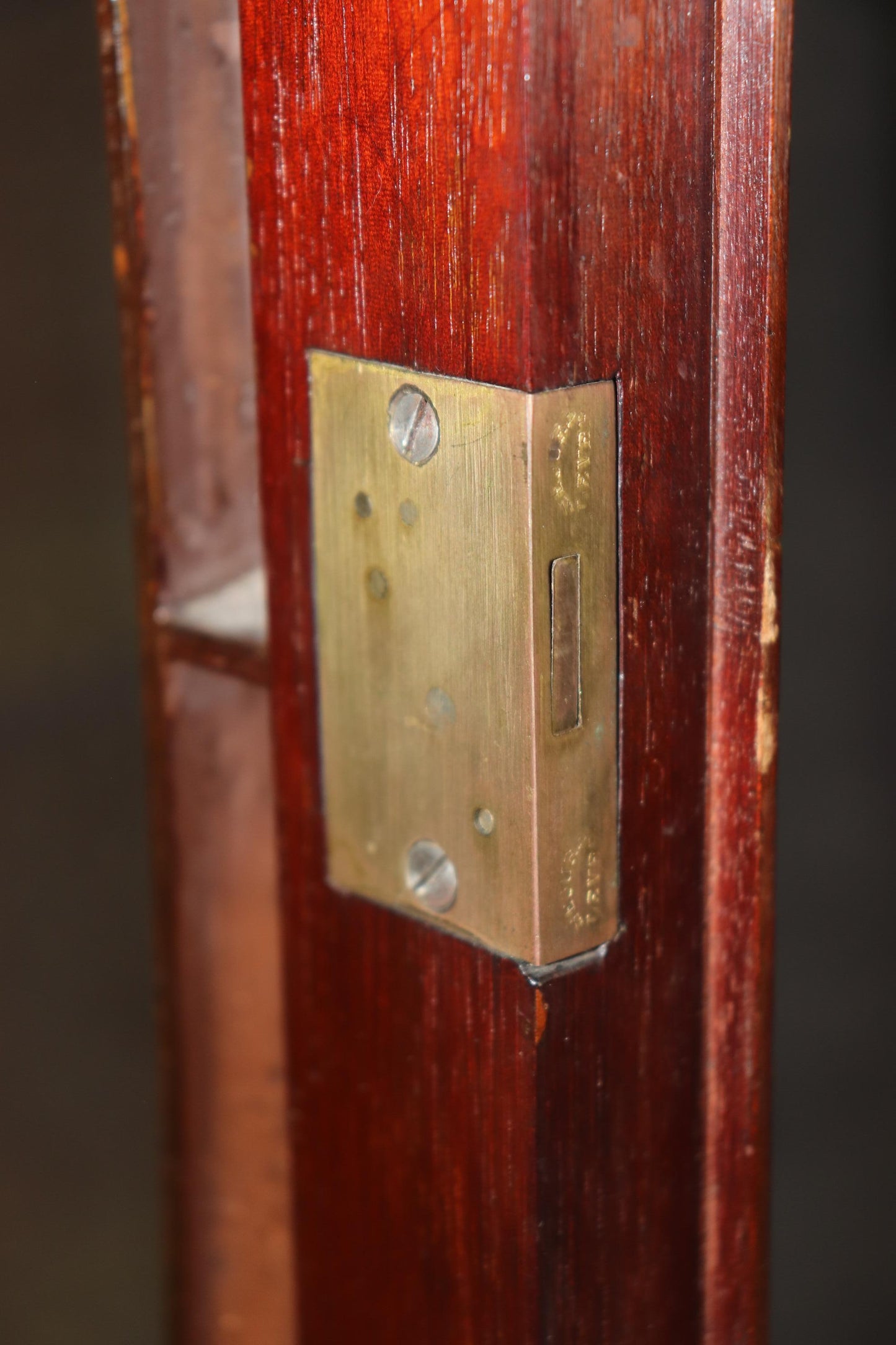 Fine Edwardian Adams Era Walnut and Satinwood Inlaid Vitrine Circa 1900