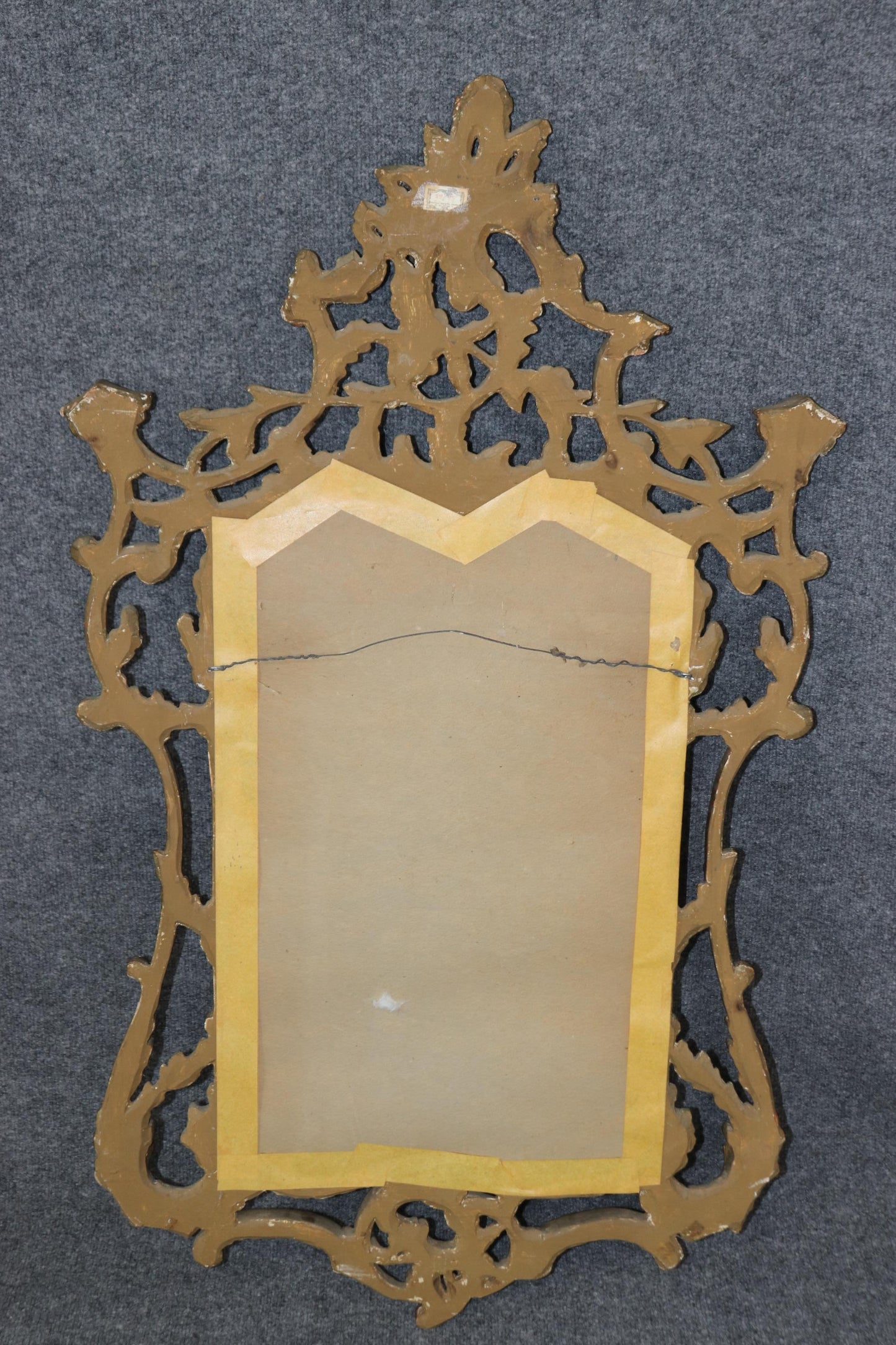 Pair of Magnificent Carved Italian Rococo Giltwood Louis XV Style Mirrors