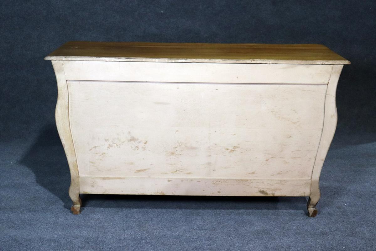 Auffray Style Carved French Louis XV Style Dresser Lined Drawers