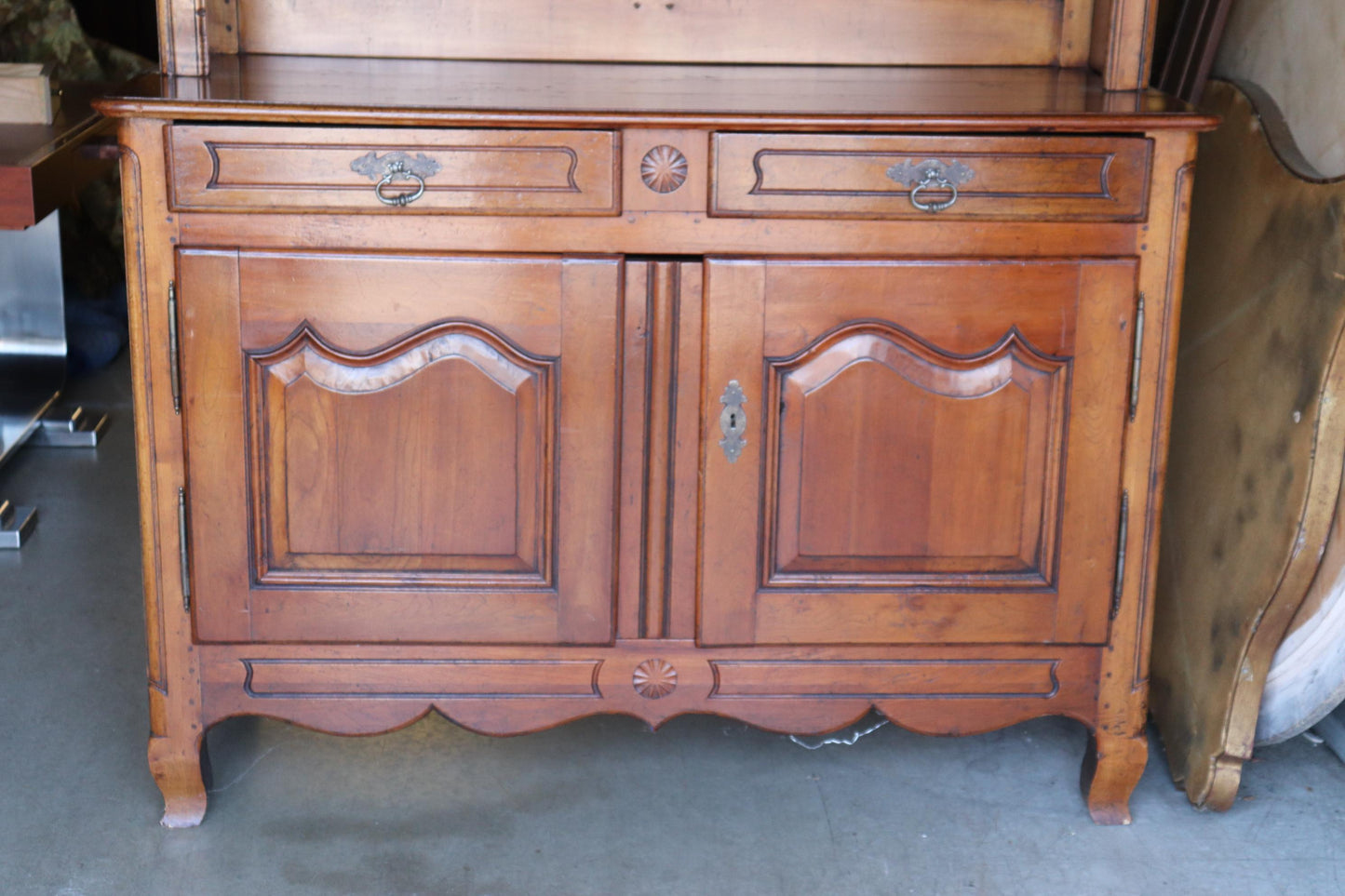 Hand-Made Walnut French Provincial Auffray or Don Ruseau Jelly Cupboard