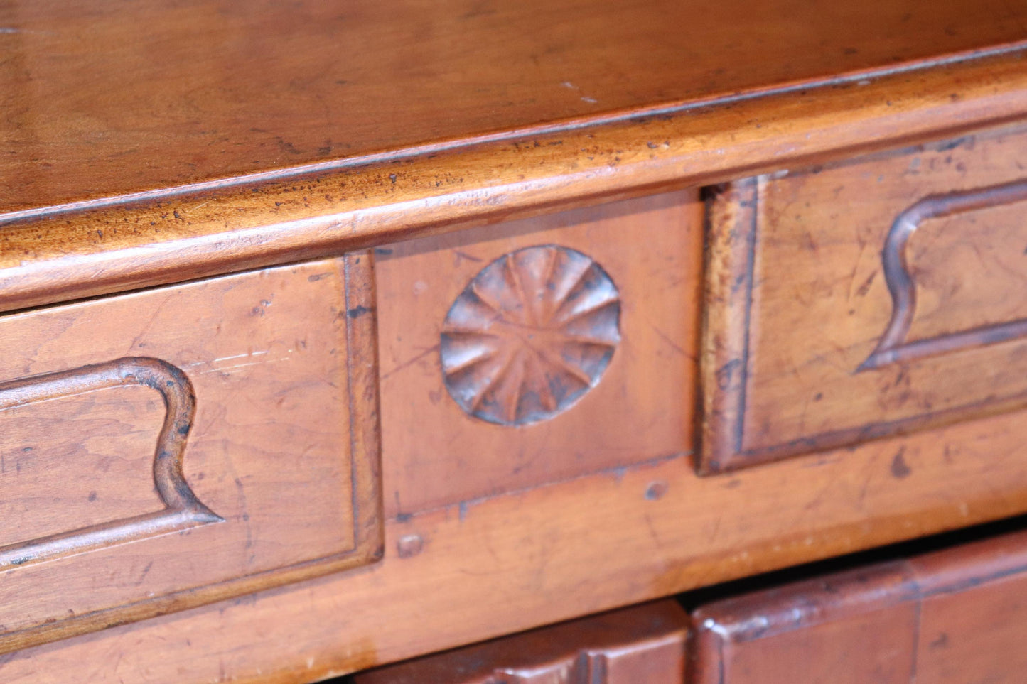 Hand-Made Walnut French Provincial Auffray or Don Ruseau Jelly Cupboard