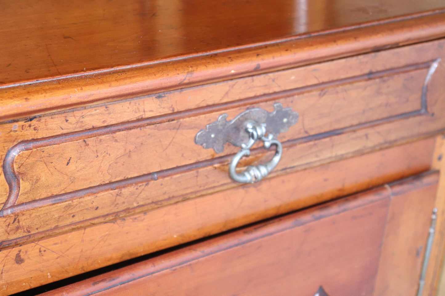 Hand-Made Walnut French Provincial Auffray or Don Ruseau Jelly Cupboard