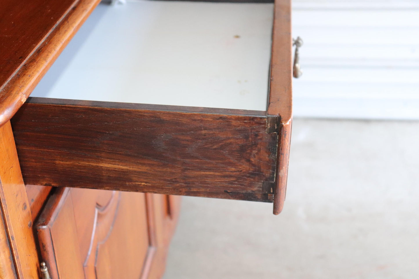 Hand-Made Walnut French Provincial Auffray or Don Ruseau Jelly Cupboard