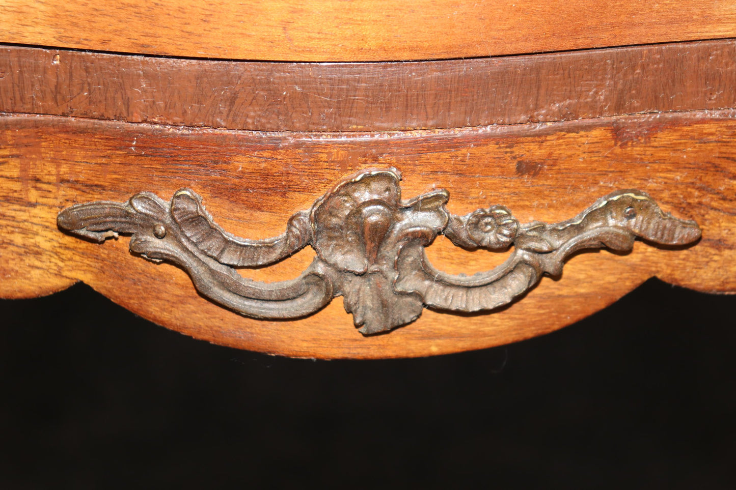 Pair of French Marble Top Nightstands Louis XV