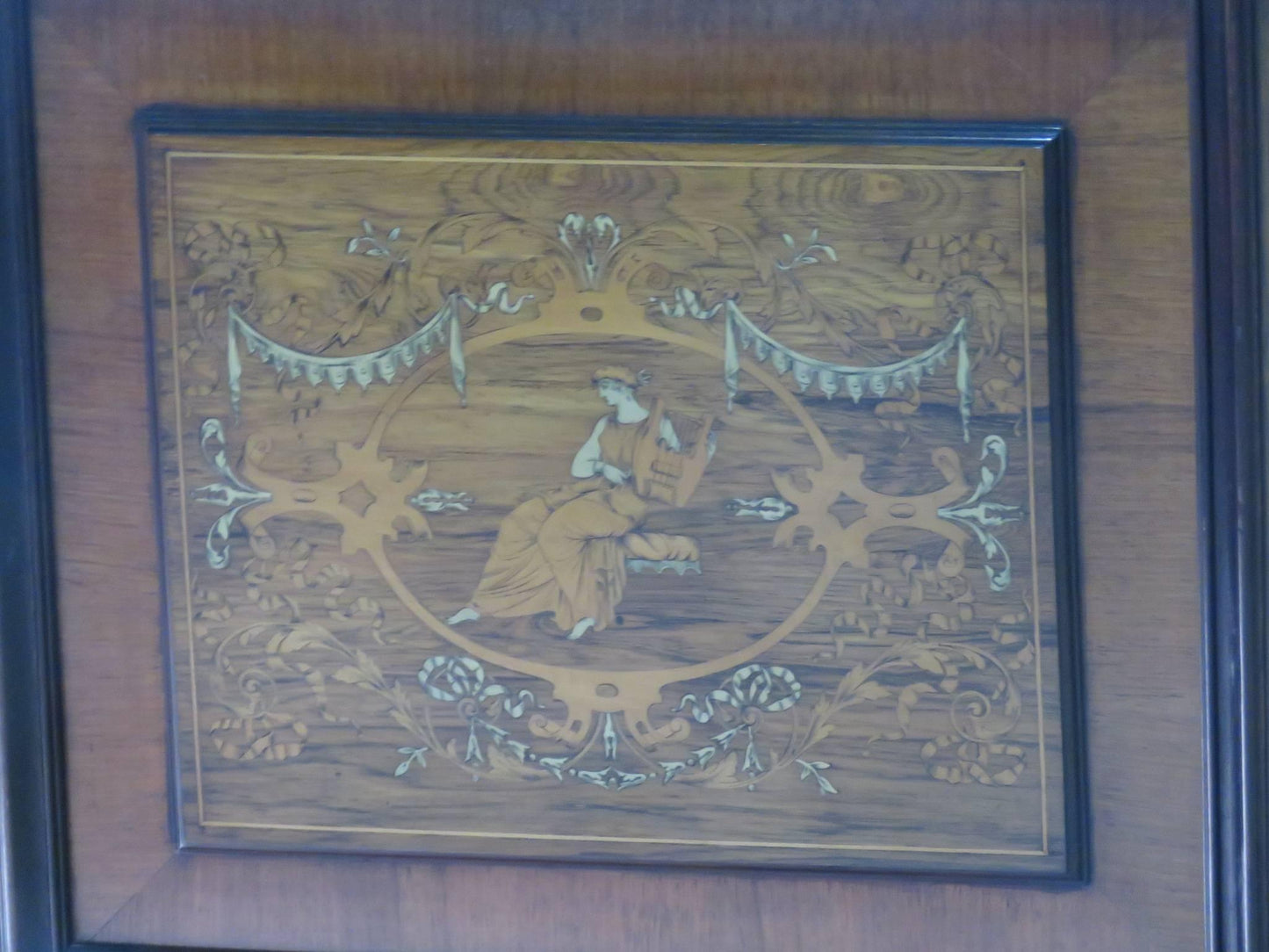 Edwardian Style Inlaid Sideboard with Superstructure