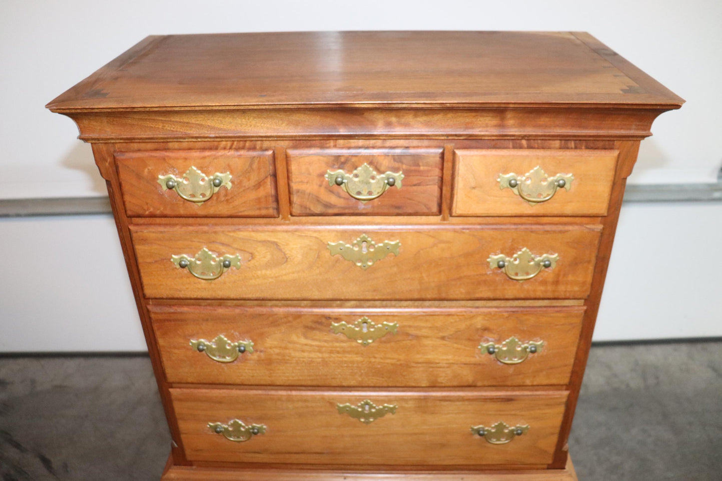 Fine Quality Bench-Made Sold Walnut Trifid Foot Georgian Dresser