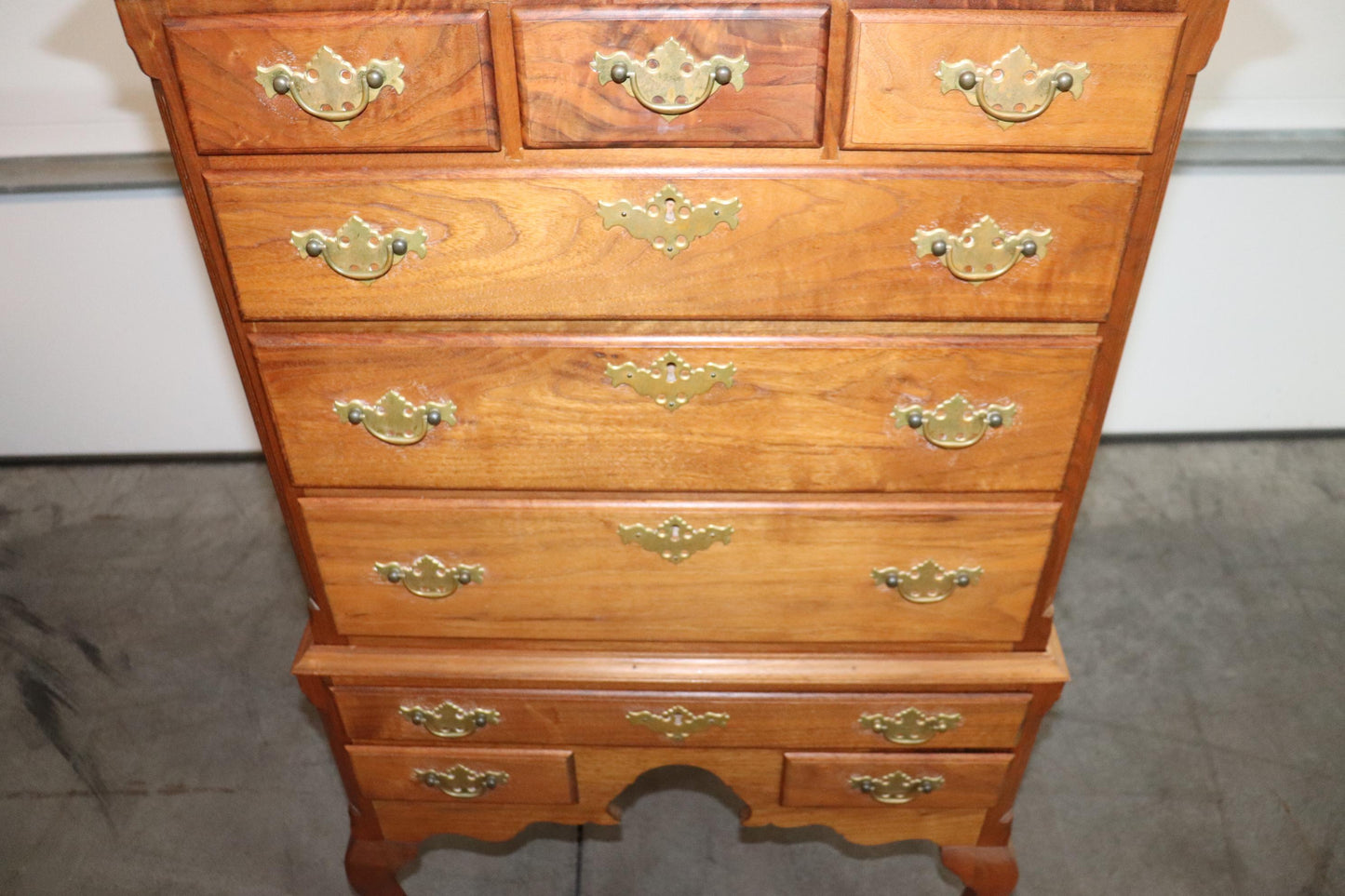 Fine Quality Bench-Made Sold Walnut Trifid Foot Georgian Dresser