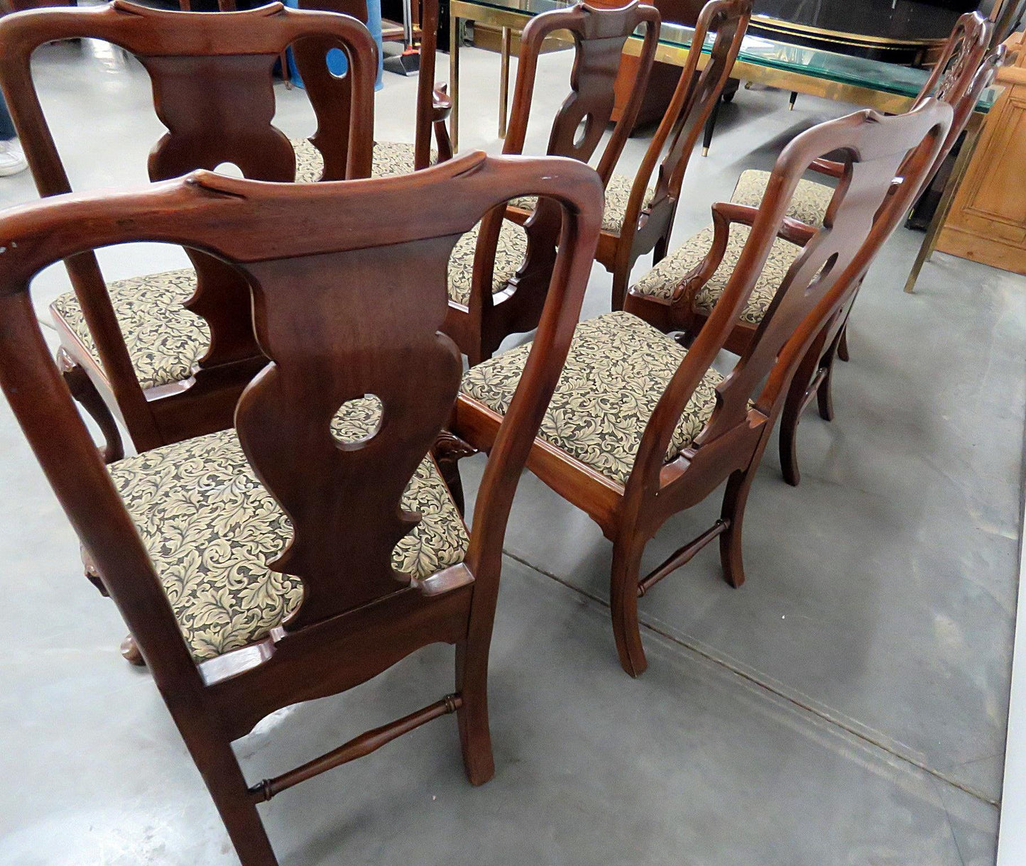 Set of 8 Henredon Georgian Style Dining Chairs