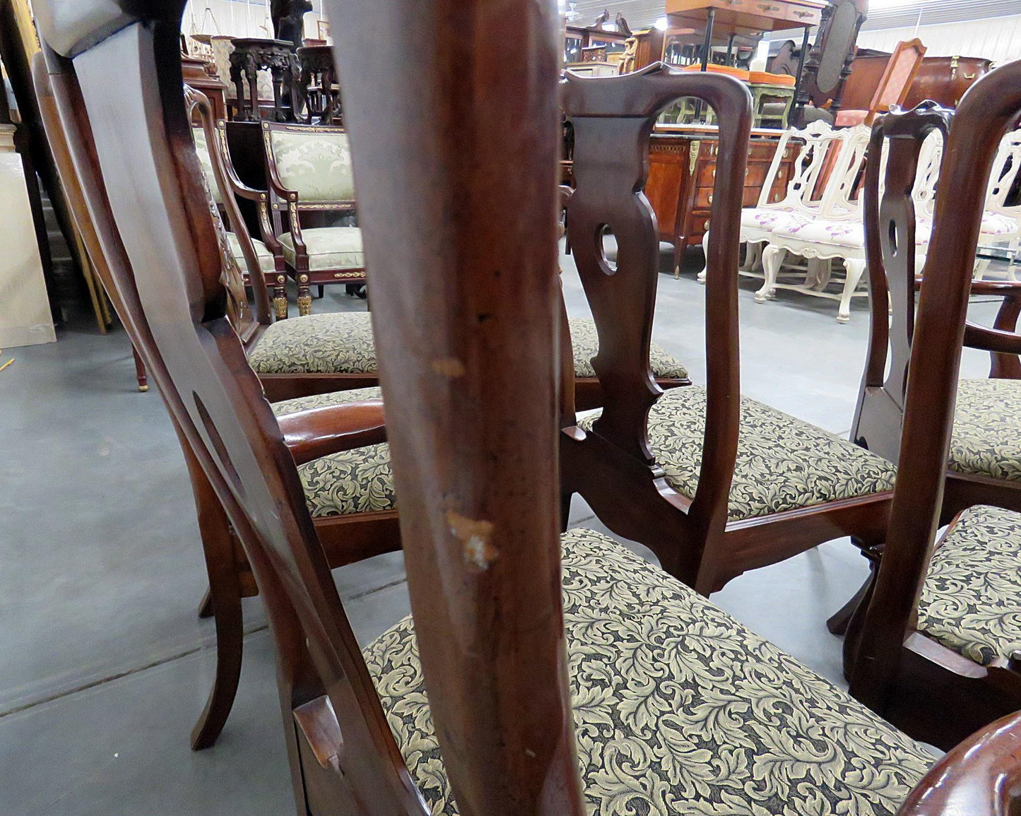 Set of 8 Henredon Georgian Style Dining Chairs