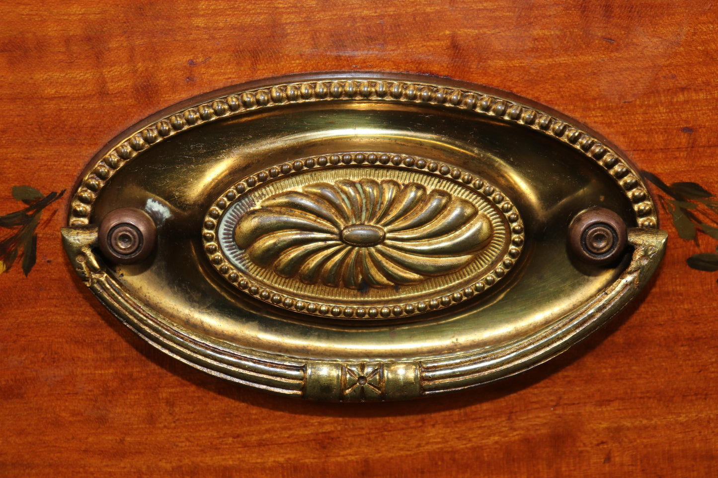 Fine Edwardian Adams Era Walnut and Satinwood Inlaid Vitrine Circa 1900