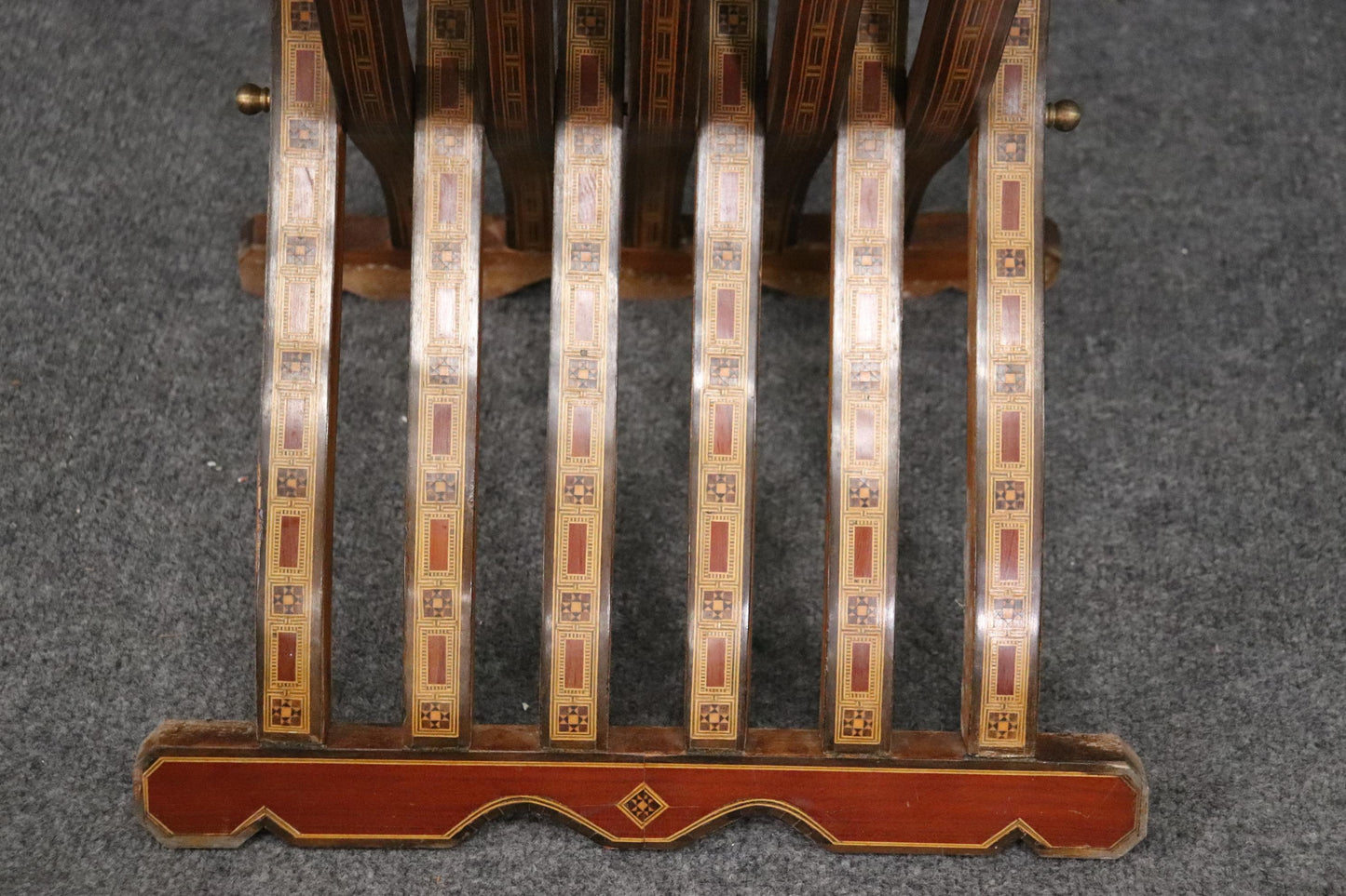 Inlaid Folding Syrian Decorative Chair