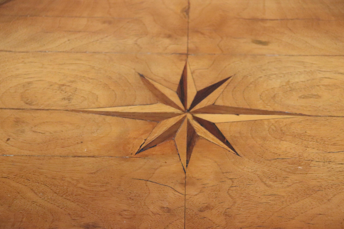 Gorgeous Inlaid Continental Louis XV Style Walnut Writing Desk circa 1920s