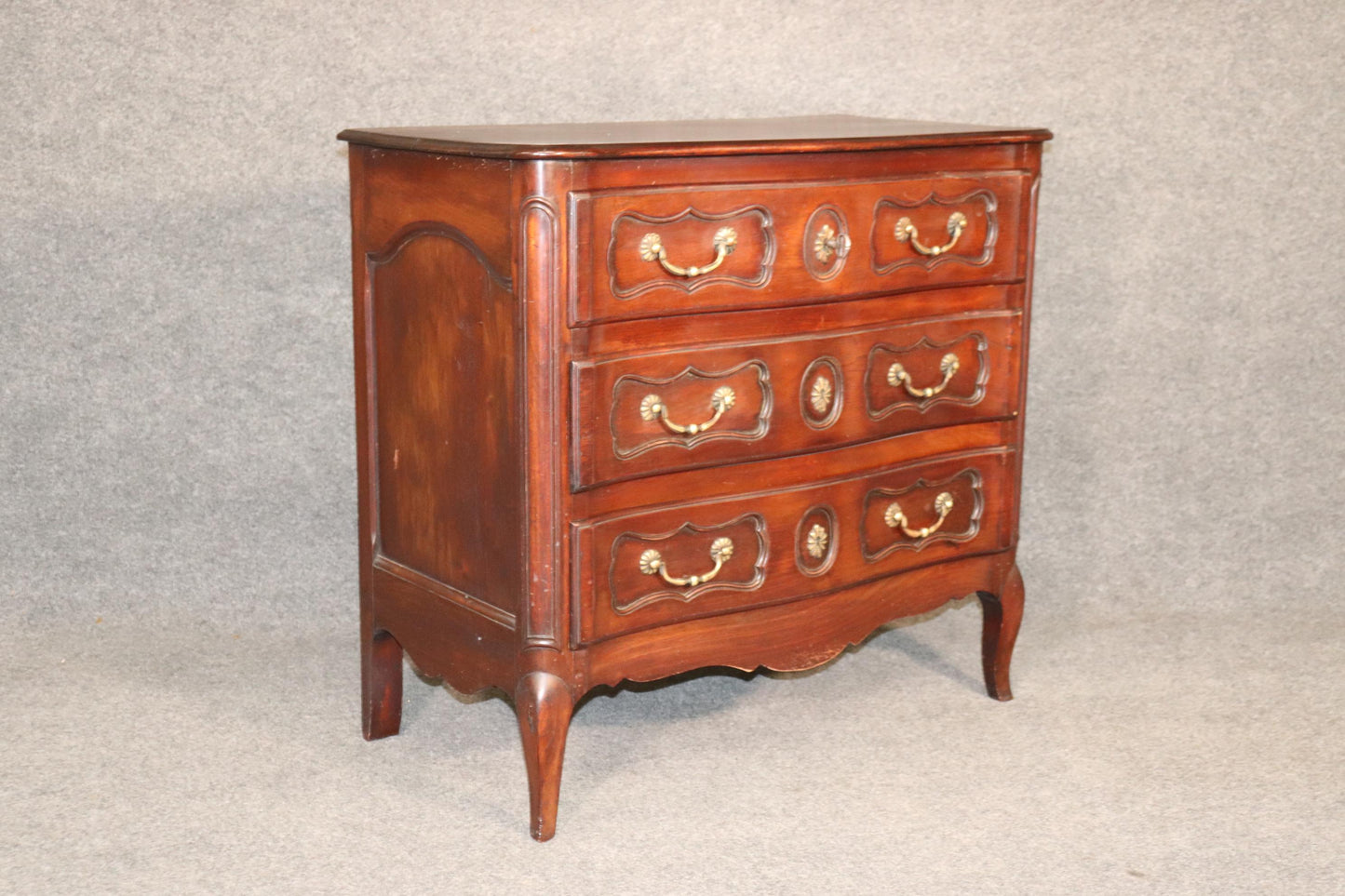 Louis XV Style Country French Commode Chest of Drawers Server Cabinet Dresser