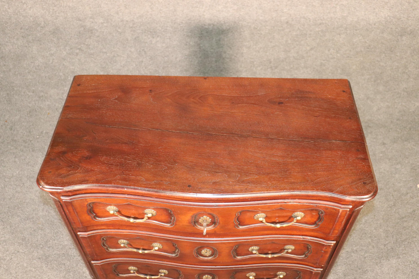 Louis XV Style Country French Commode Chest of Drawers Server Cabinet Dresser