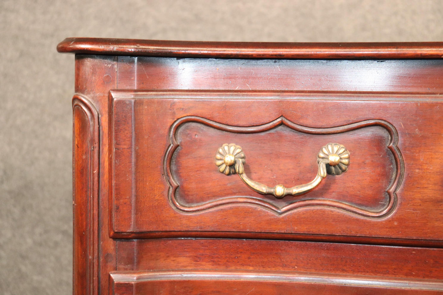 Louis XV Style Country French Commode Chest of Drawers Server Cabinet Dresser