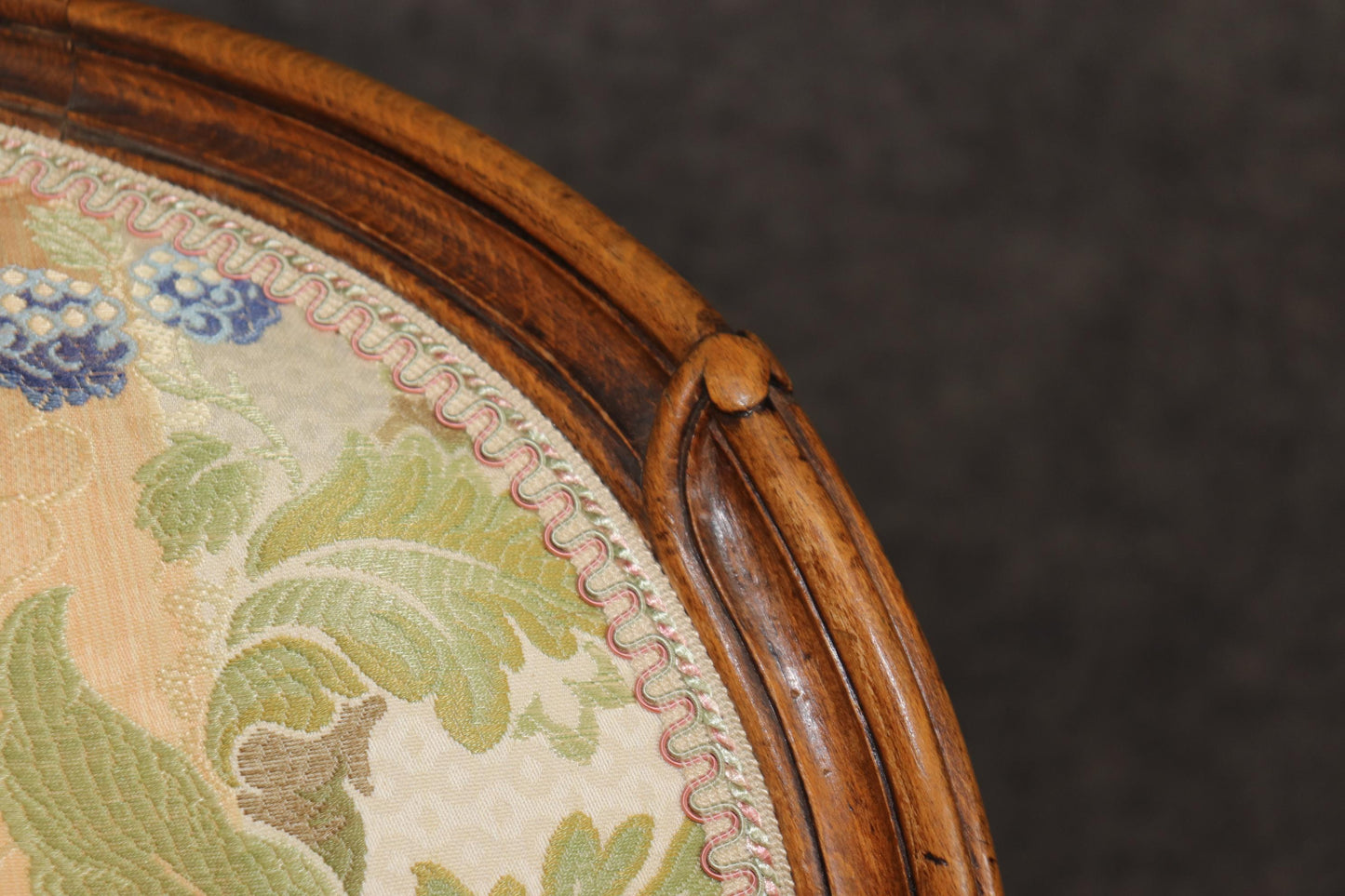 Fantastic Pair of Carved Walnut French Louis XV Style Bergere Chairs