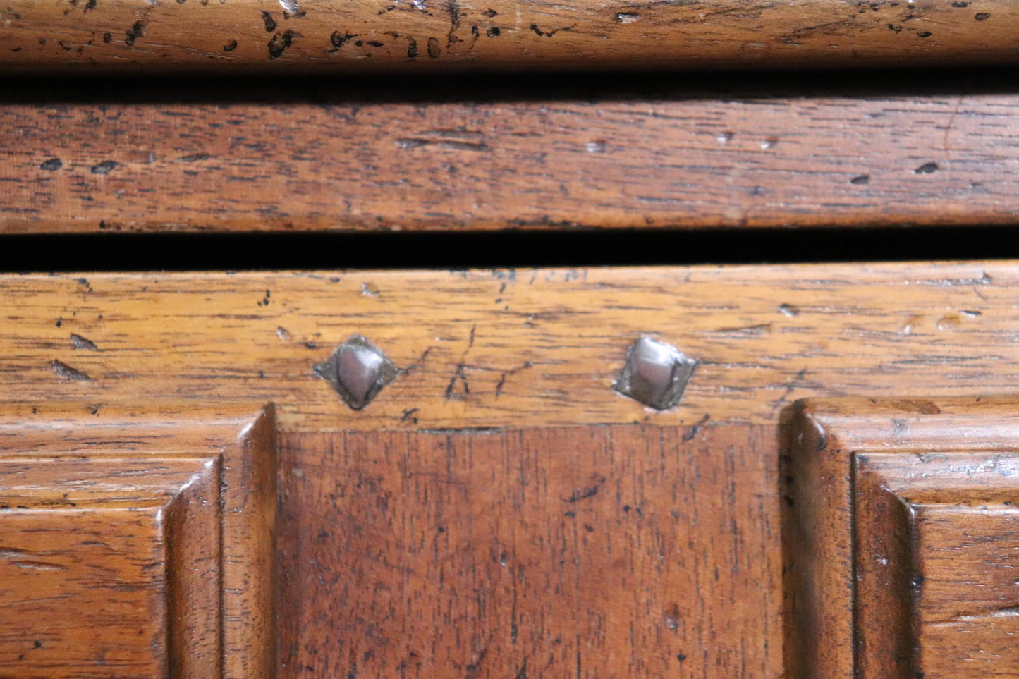 Pair of Auffray French Country Antique Style Nightstands with Pull Out Trays